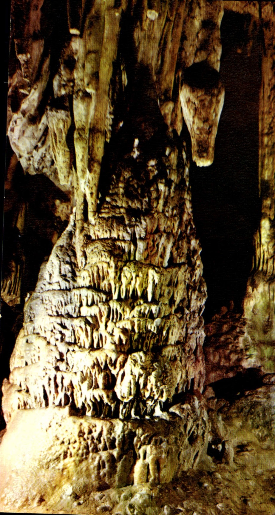 CPSM Les Grottes D'Arcy Sur Cure le Calvaire