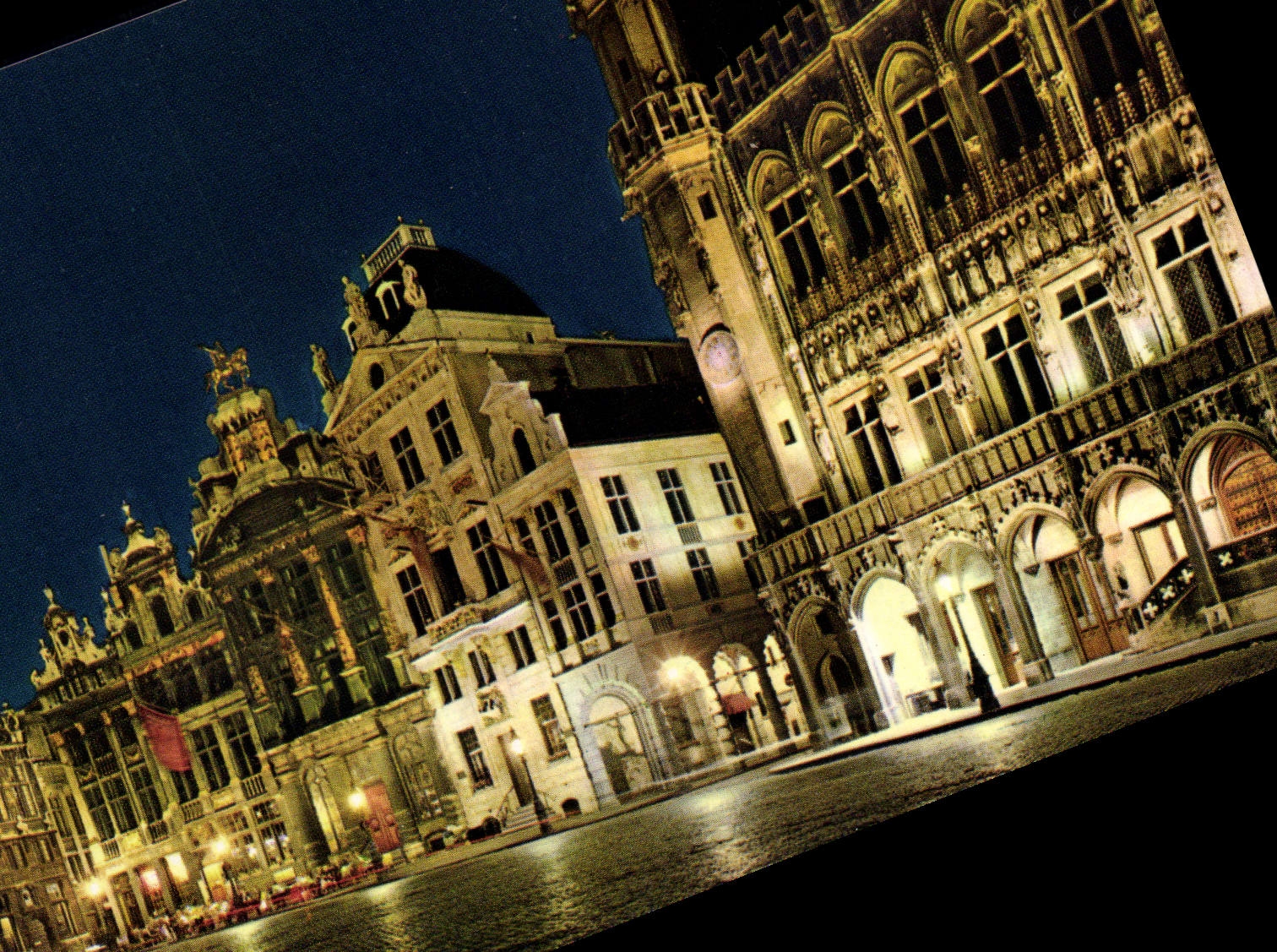 CPSM Bruxelles Brussel Hotel De Ville I'Etoile le Cygne