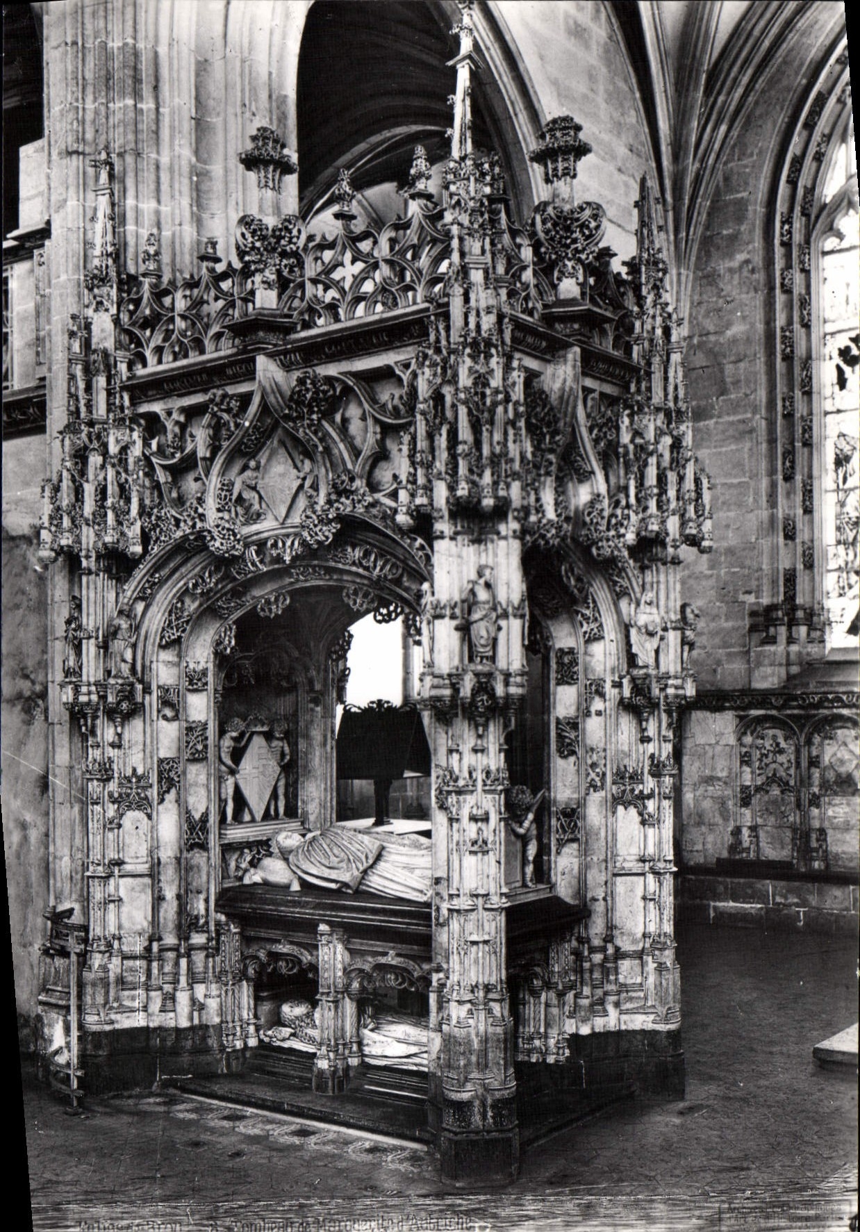 CPSM Bourg En Bresse Eglise De Brou Tombeau De Marguerite D'Autriche
