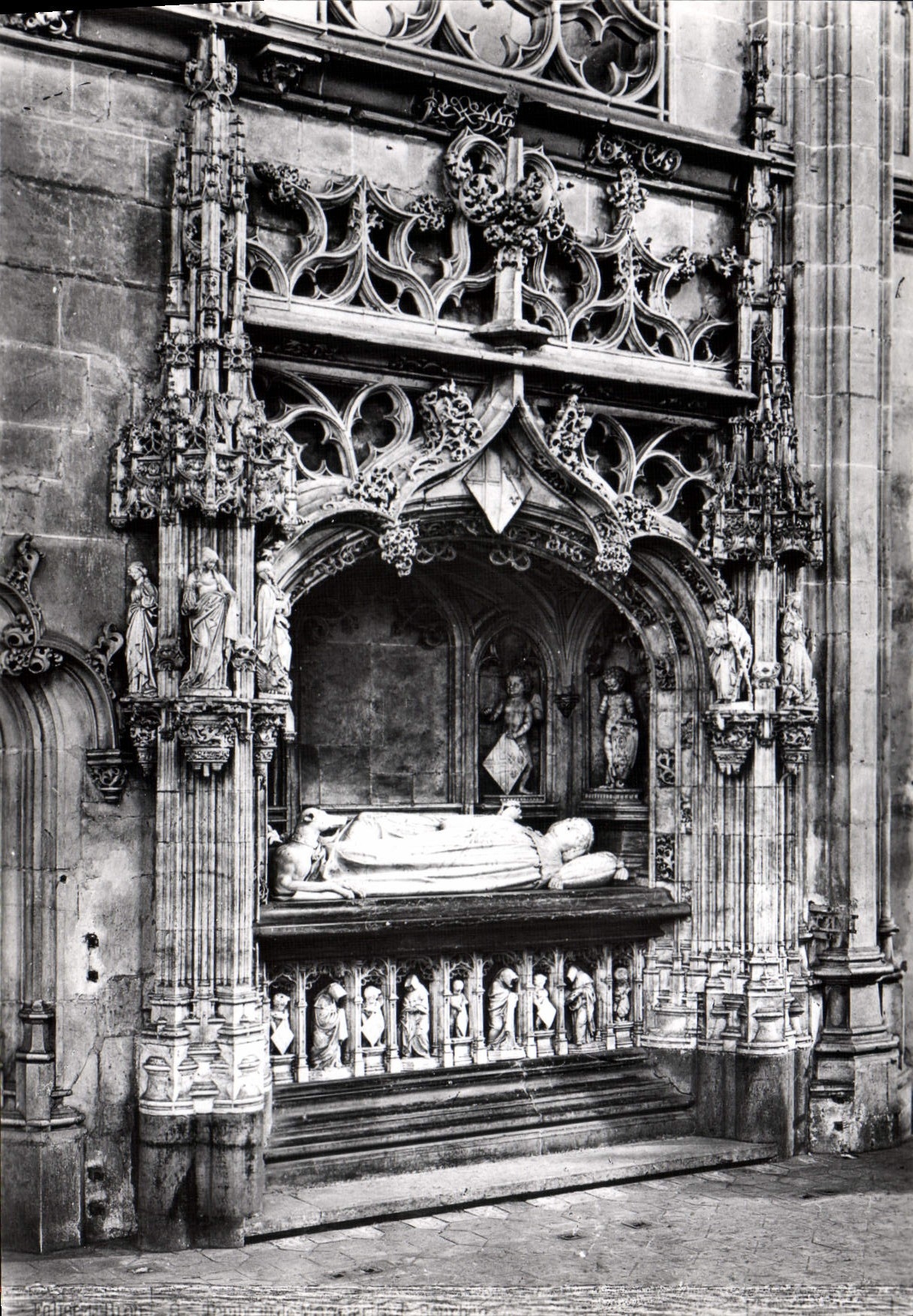 CPSM Bourg En Bresse Eglise De Brou Tombeau De Marguerite de Bourbon