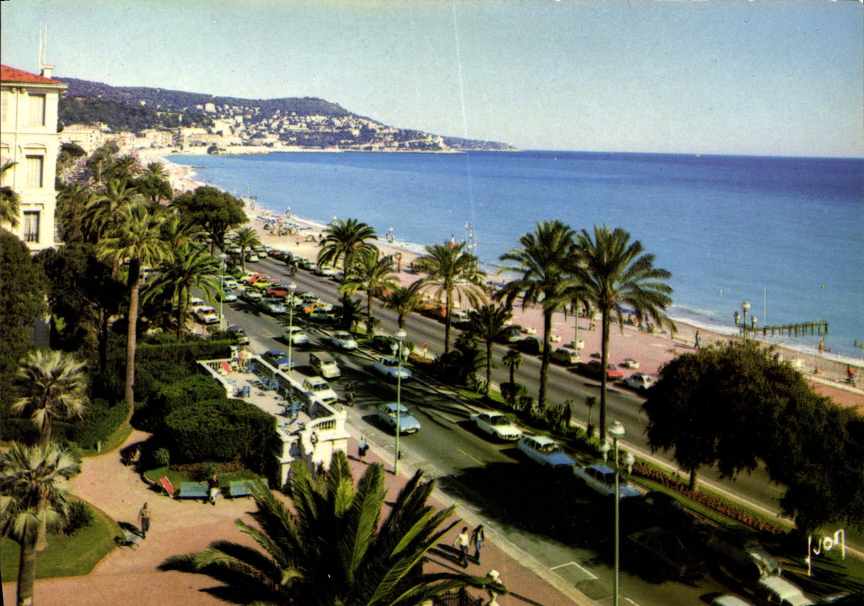 CPSM La Cote D'Azur Nice Promenade Des Anglais