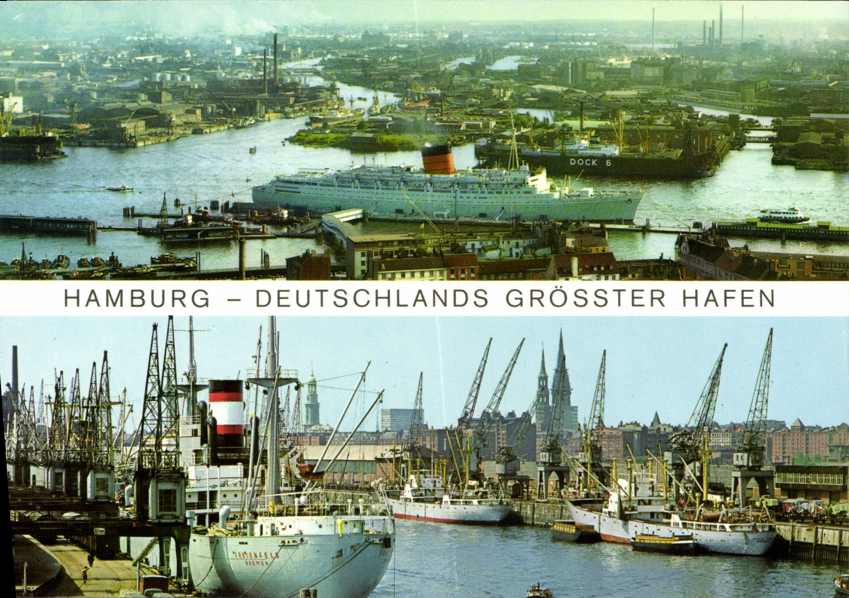 CPSM Hamburg Deutschlands Grosster Hafen
