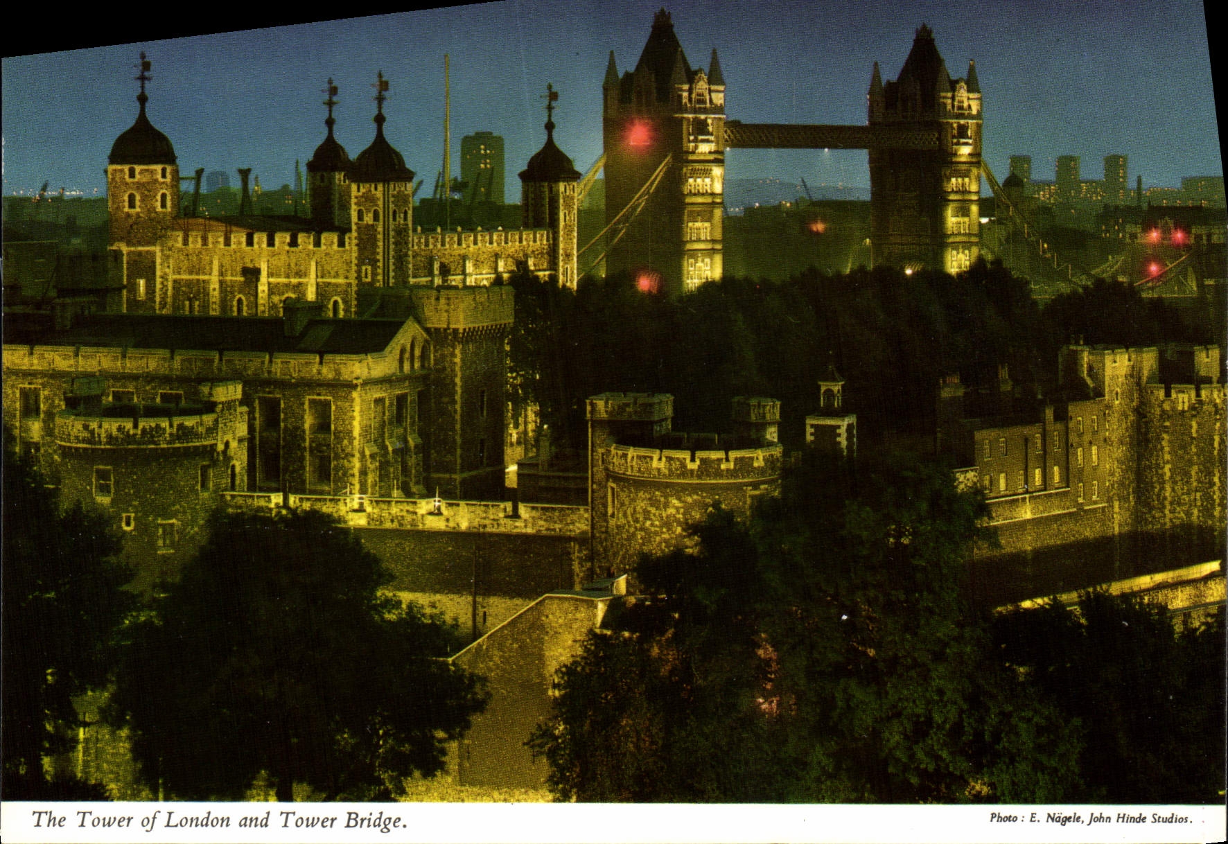 CPSM The Tower Of London And Tower Bridge