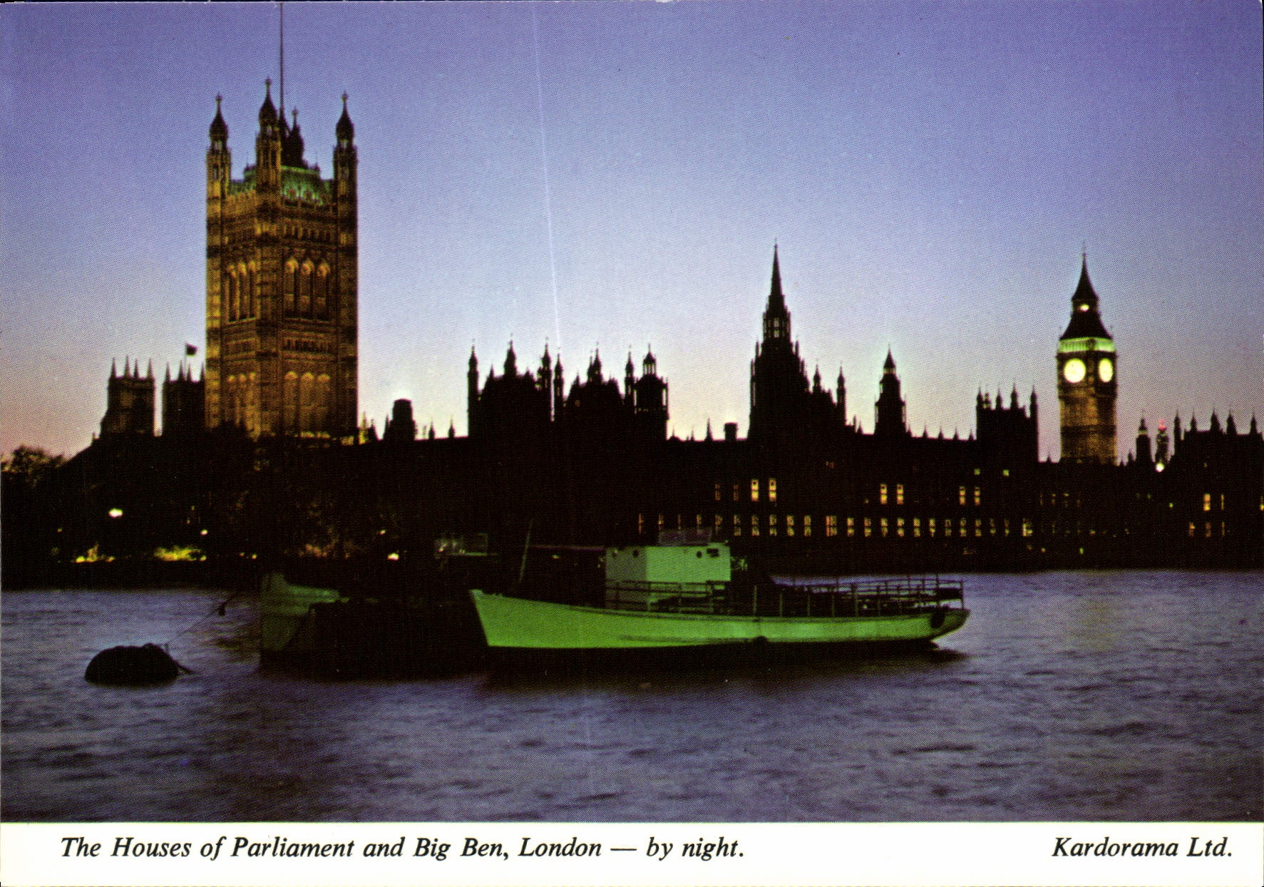 CPSM The Houses Of Parliament And Big London