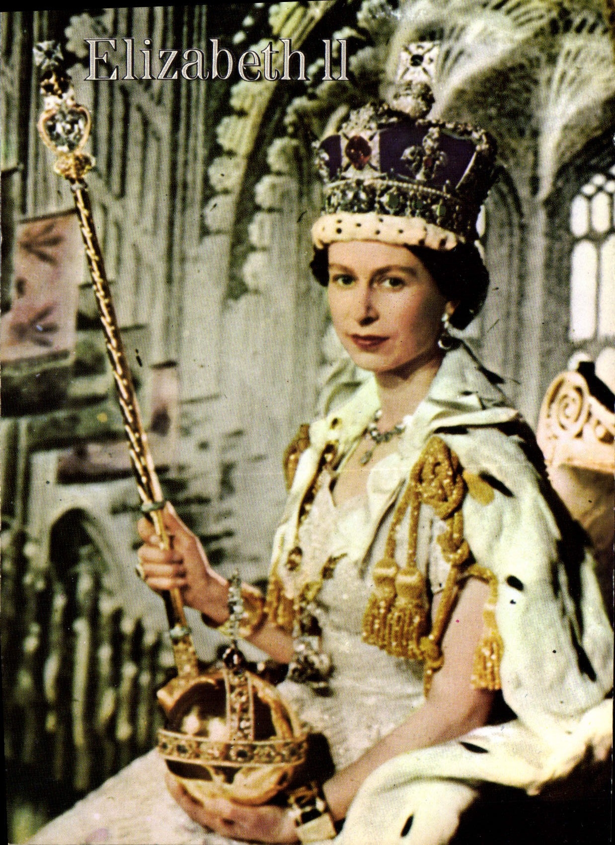 CPSM Elizabeth II