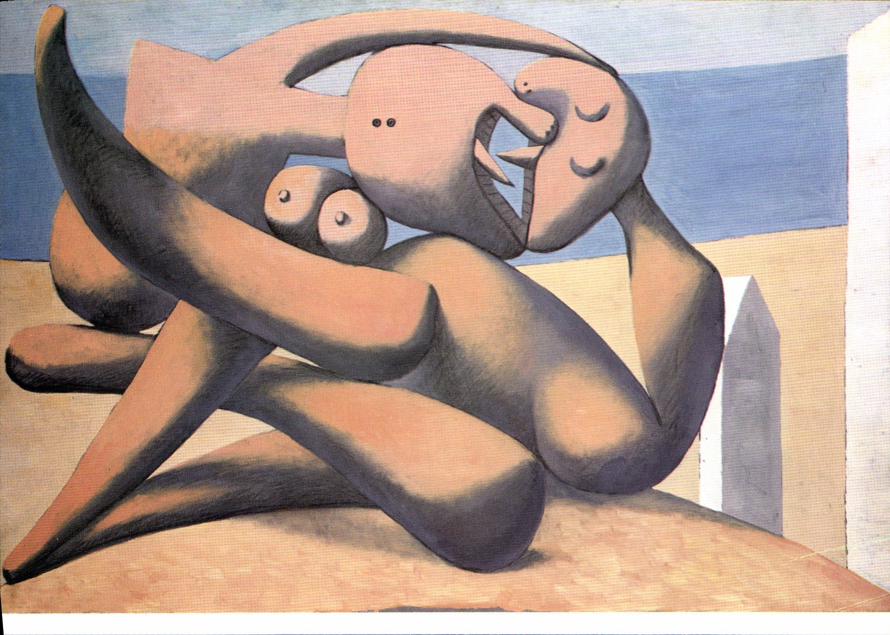 CPSM Paris Grand Palais Pablo Picasso figures bord de mer