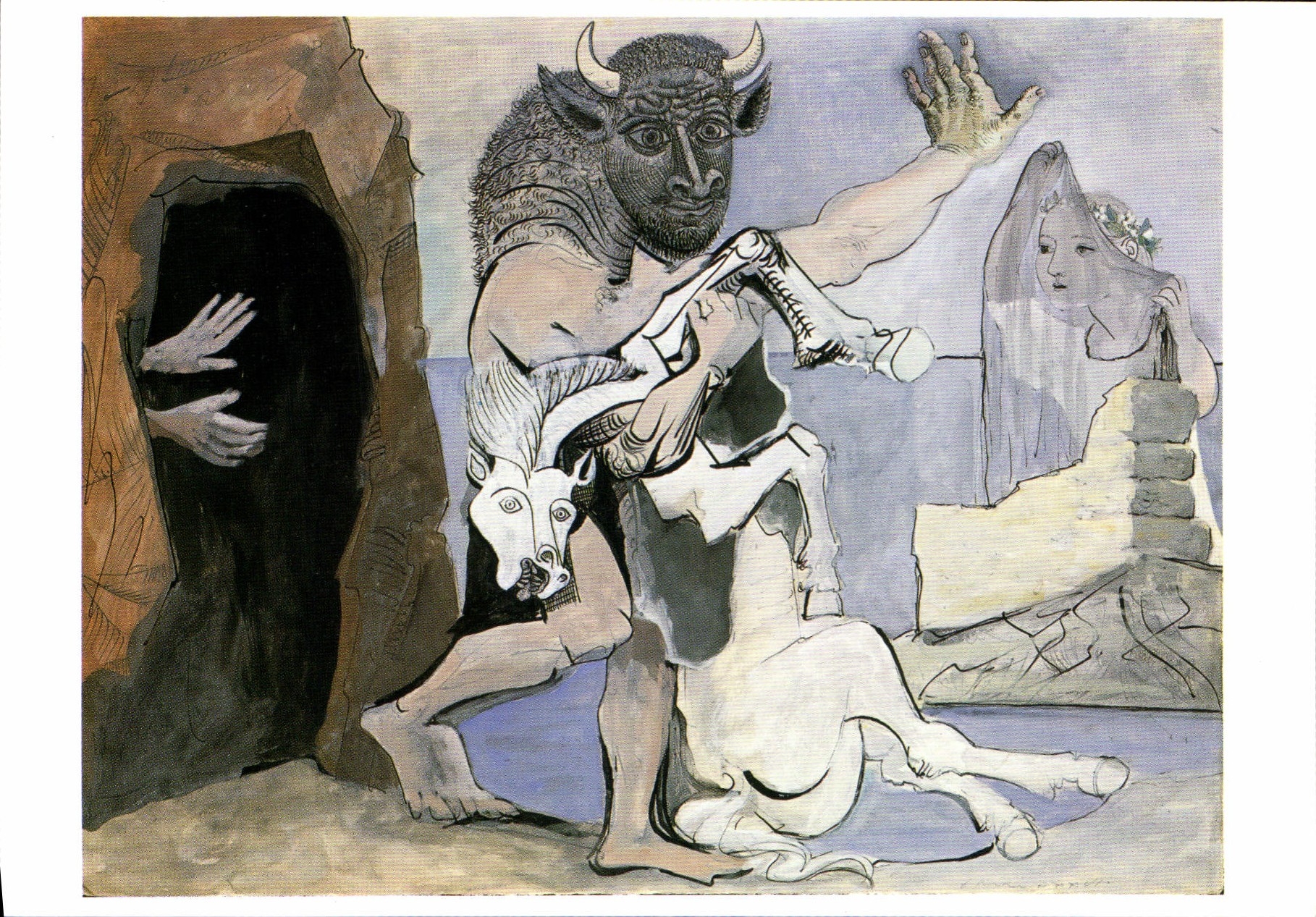CPSM Paris Grand Palais Pablo Picasso minotaure