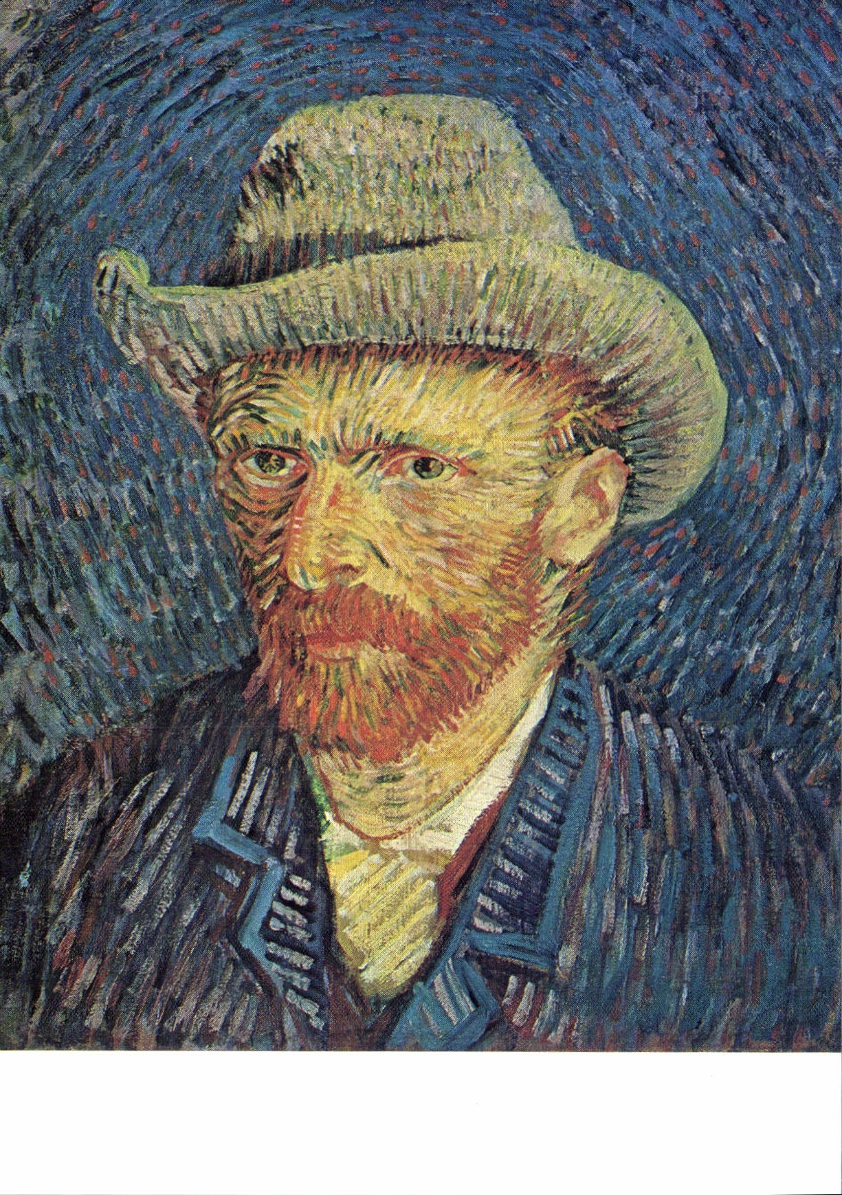 CPSM Vincent Van Gogh Zelfportret Met Grijze Hoed