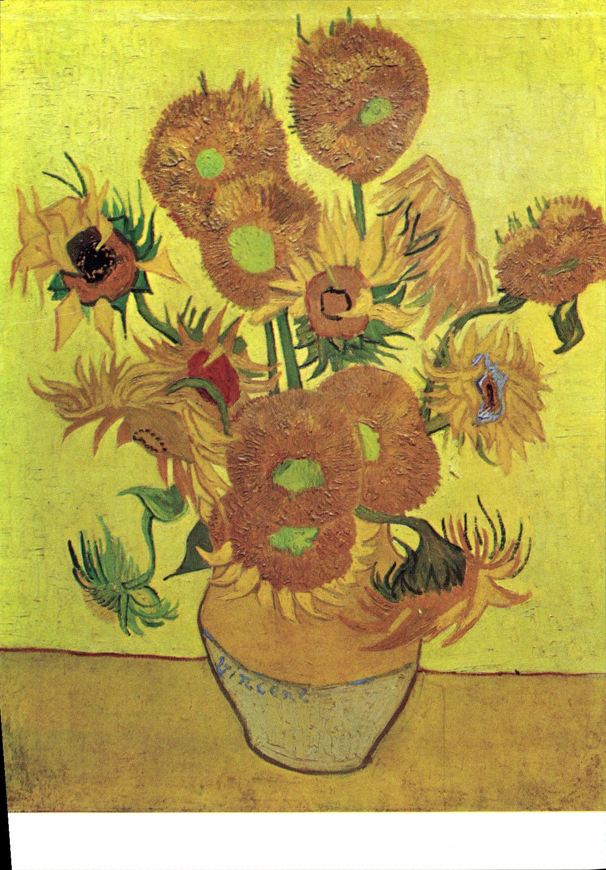 CPSM Vincent Van Zonnebloemen