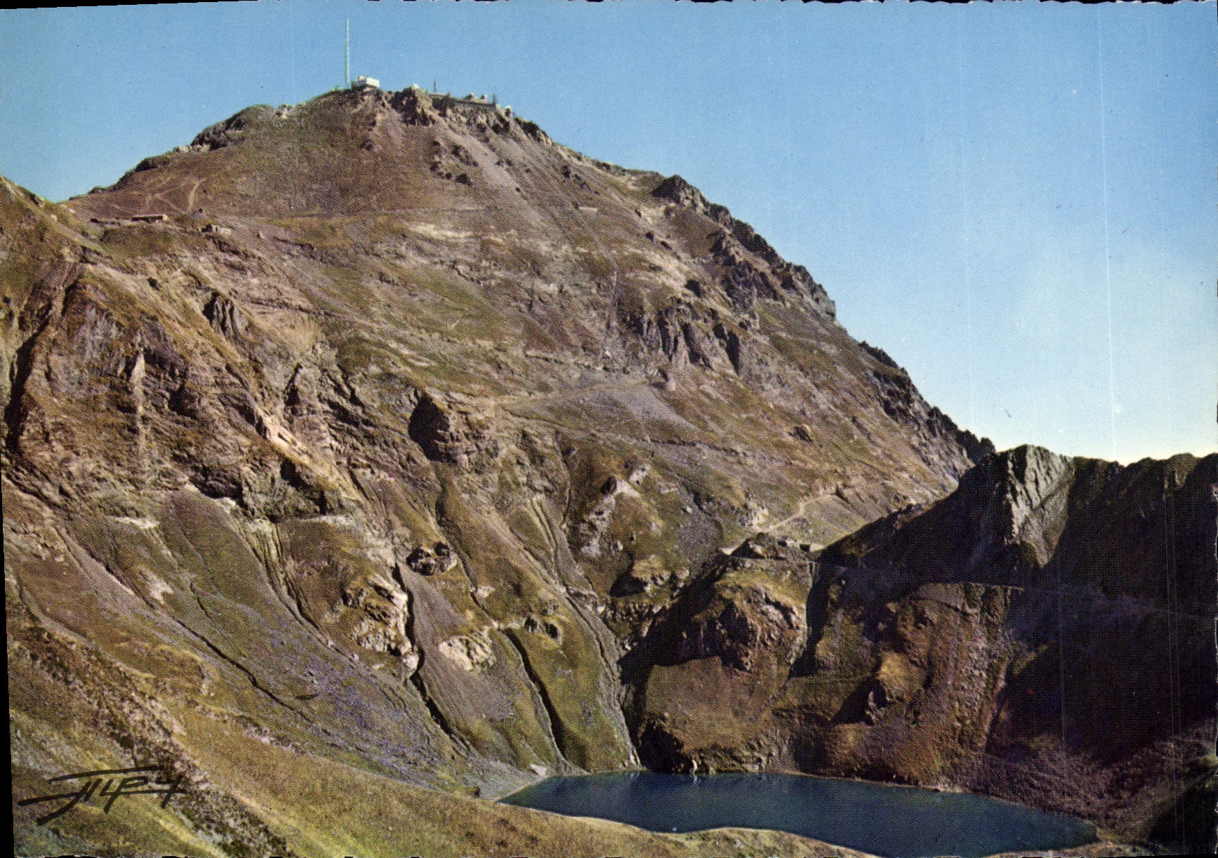 CPSM Les Pyrenees Le Pic Du Midi De Bigorre antenne ORTF