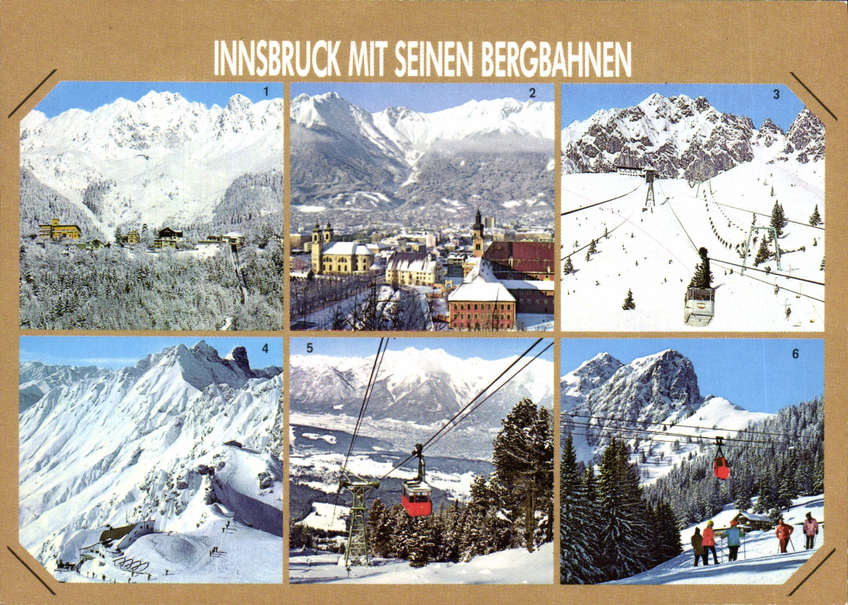 CPSM Grube Aus Innsbruck Hungerburg Mit Schigebiet Seegrube