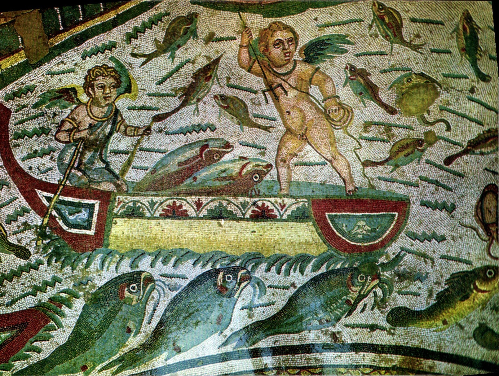 CPSM Plazza Armerina Mosaici Mosaîques