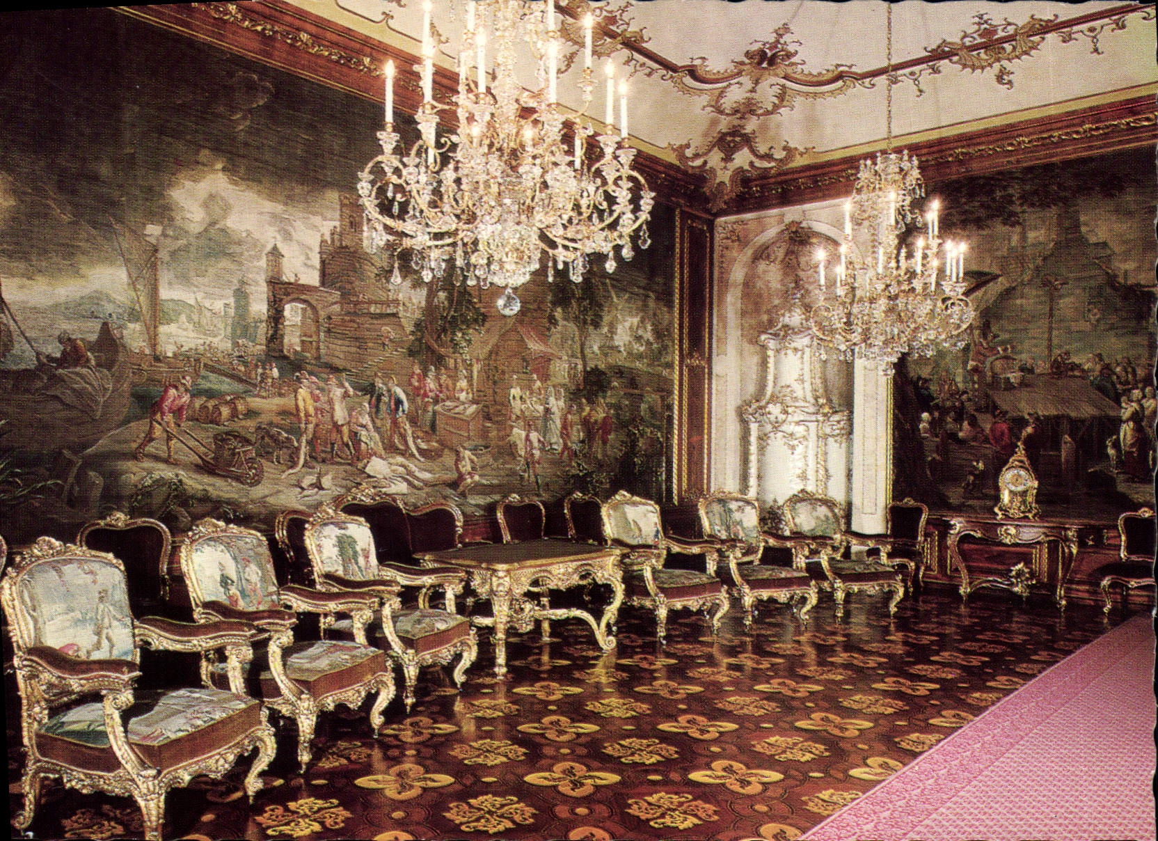 CPSM Wien Schlob Schonbrunn Gobelinsalon