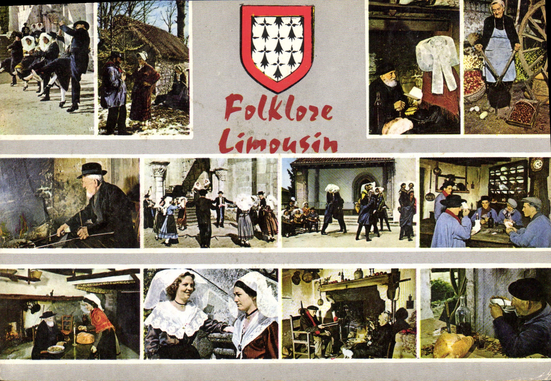 CPSM Folklore Limousin 