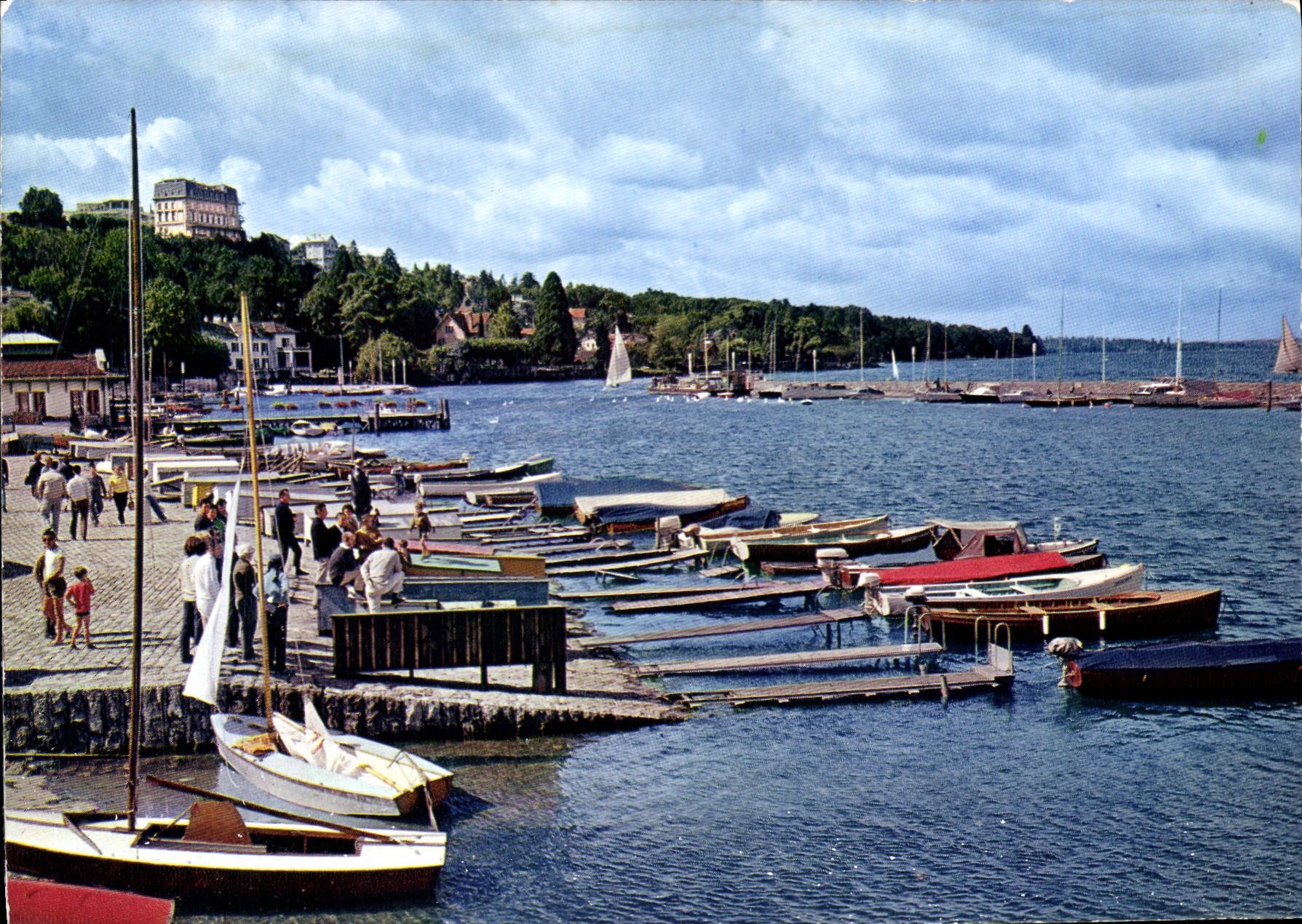 CPSM Thonon les Bains Le Port 
