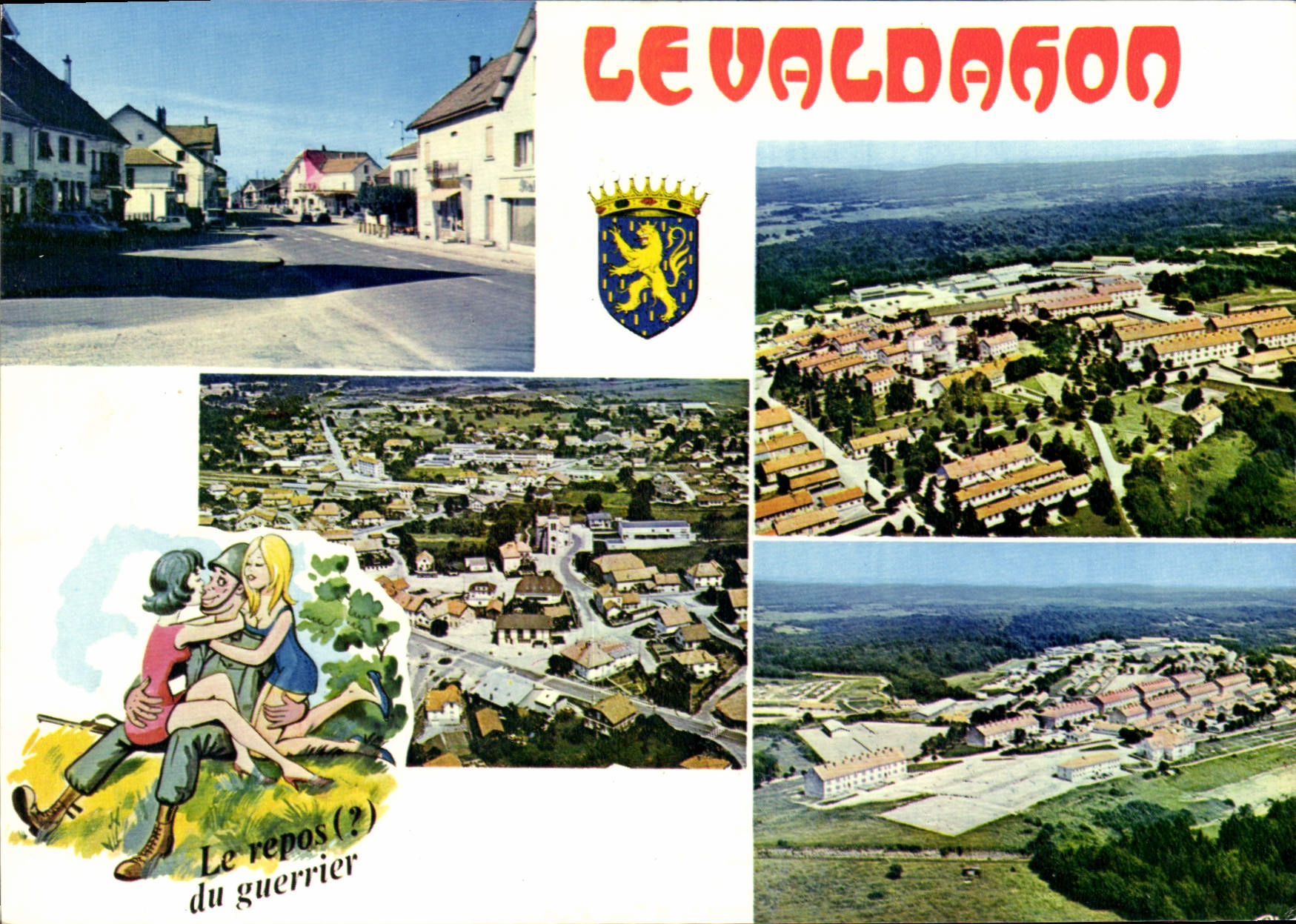 CPSM Souvenir du Valdahon Doubs 