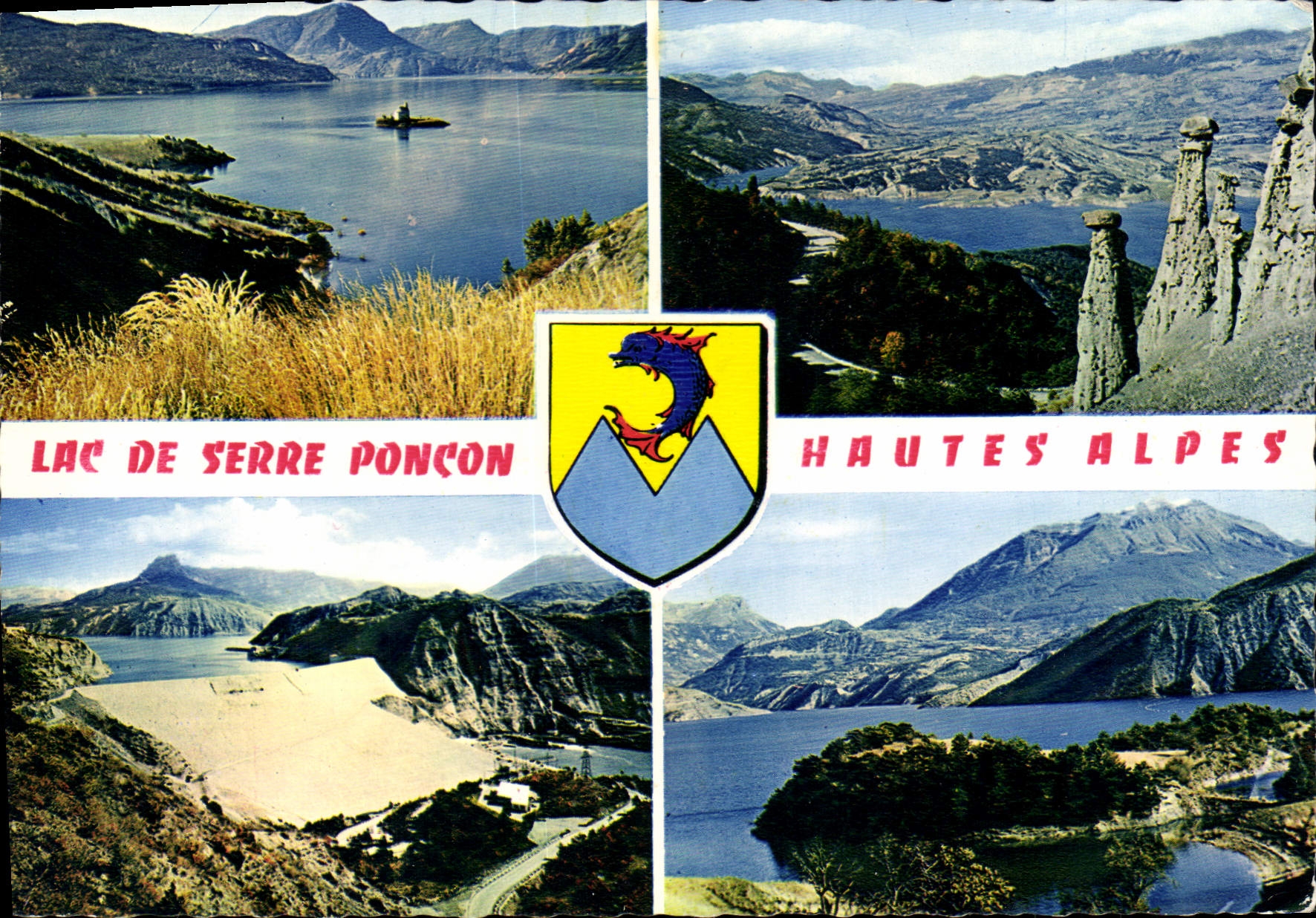 CPSM Lac de Serre Poncon H A 