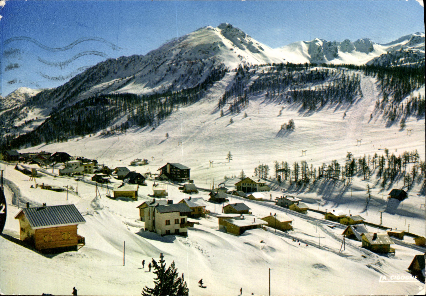 CPSM Montgenevre Hautes Alpes le Mont la Plane 