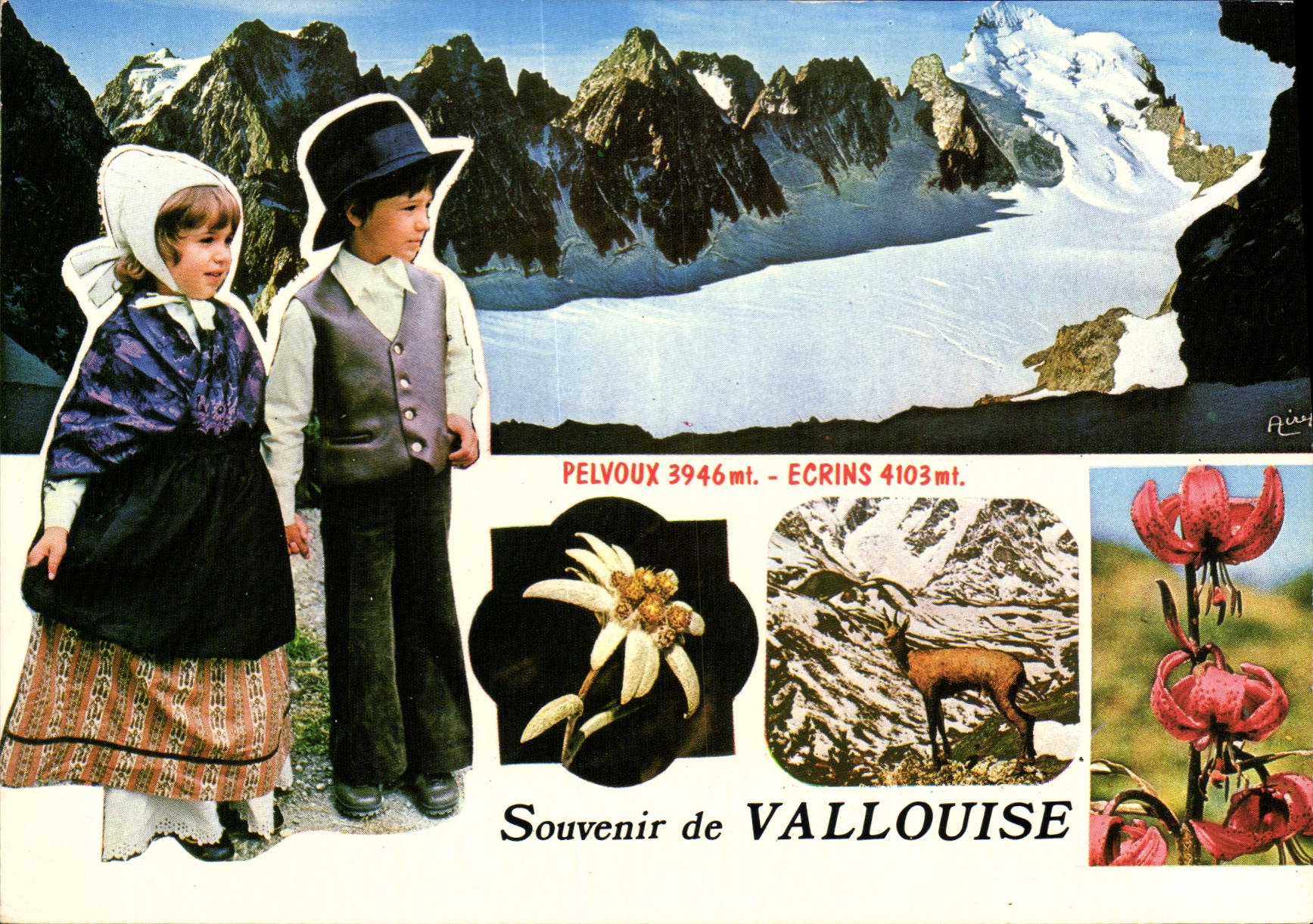 CPSM Souvenir de Vallouise Merveilles des Hautes Alpes