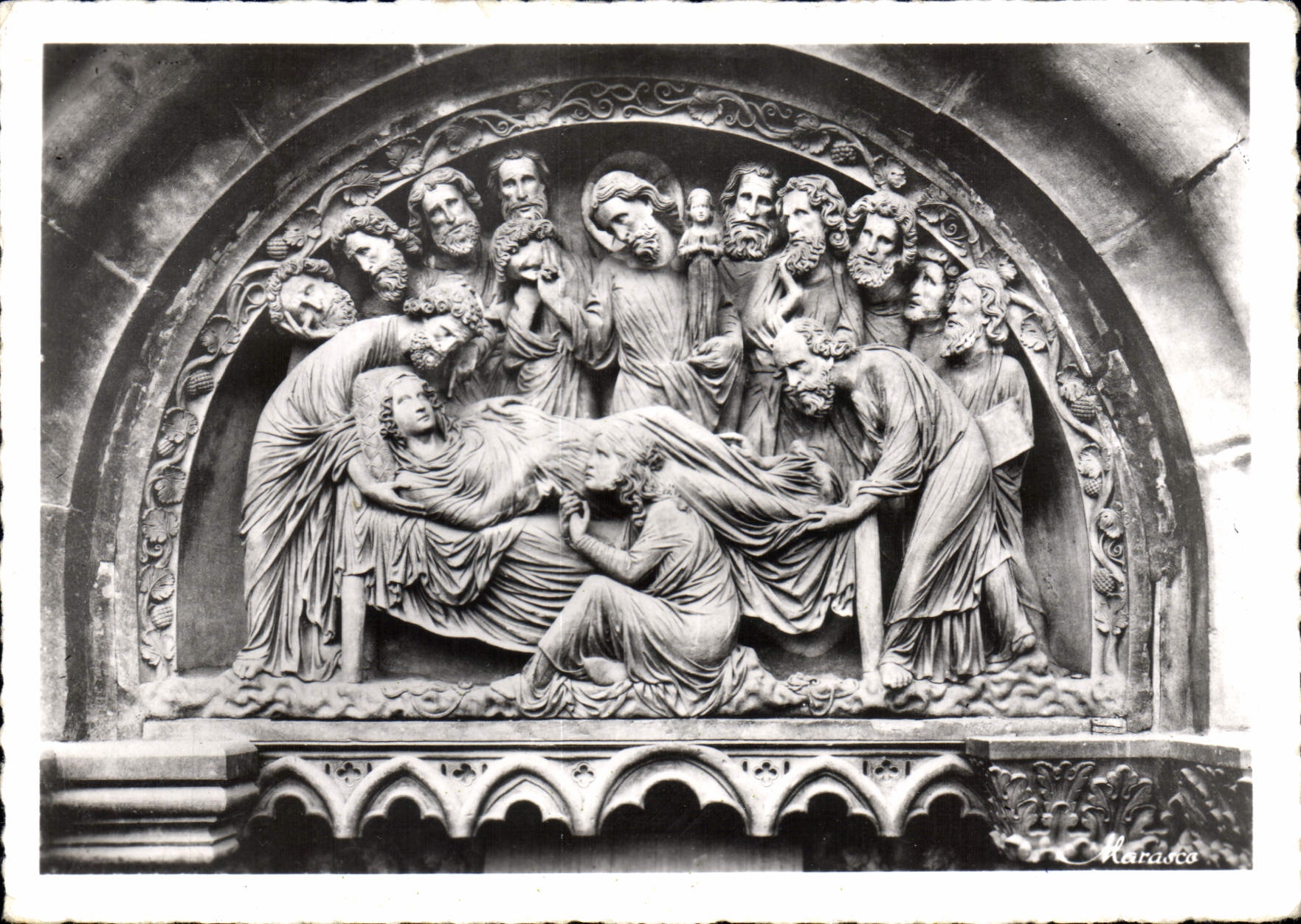 CPSM Strasbourg La Cathedrale Un Mort de la Sainte Vierge 