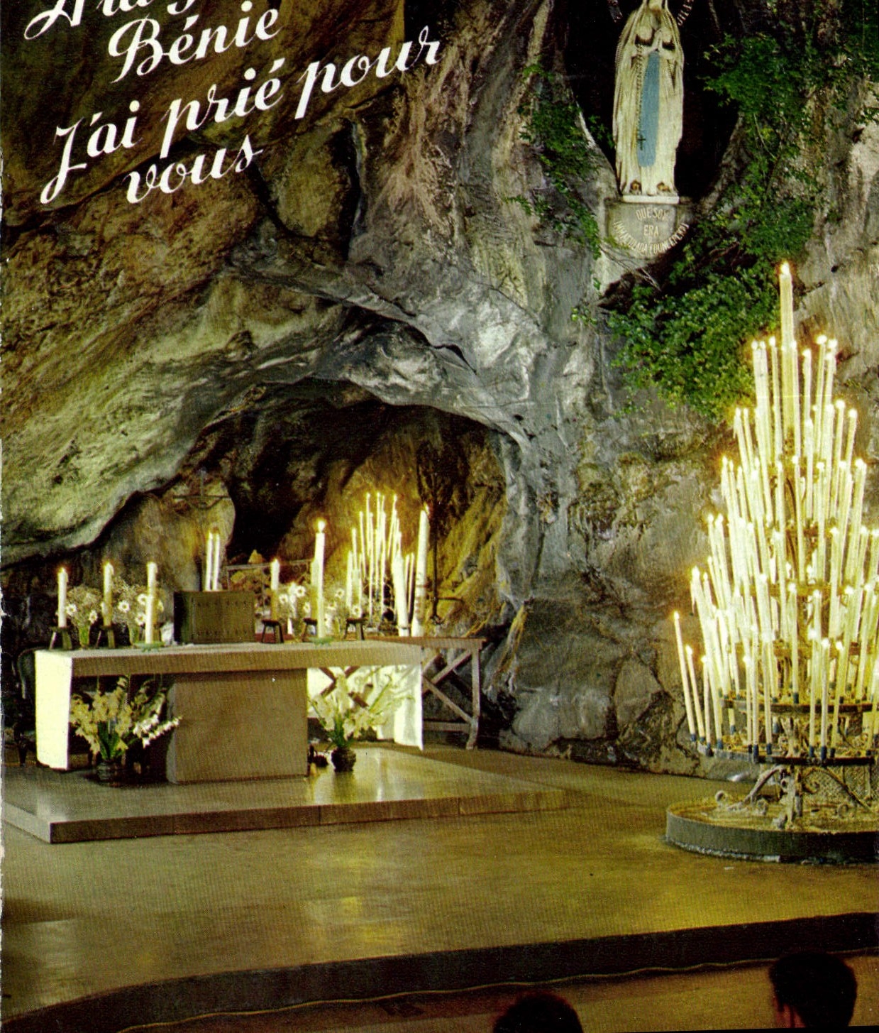 CPSM Lourdes La Grotte Miroculeuse 
