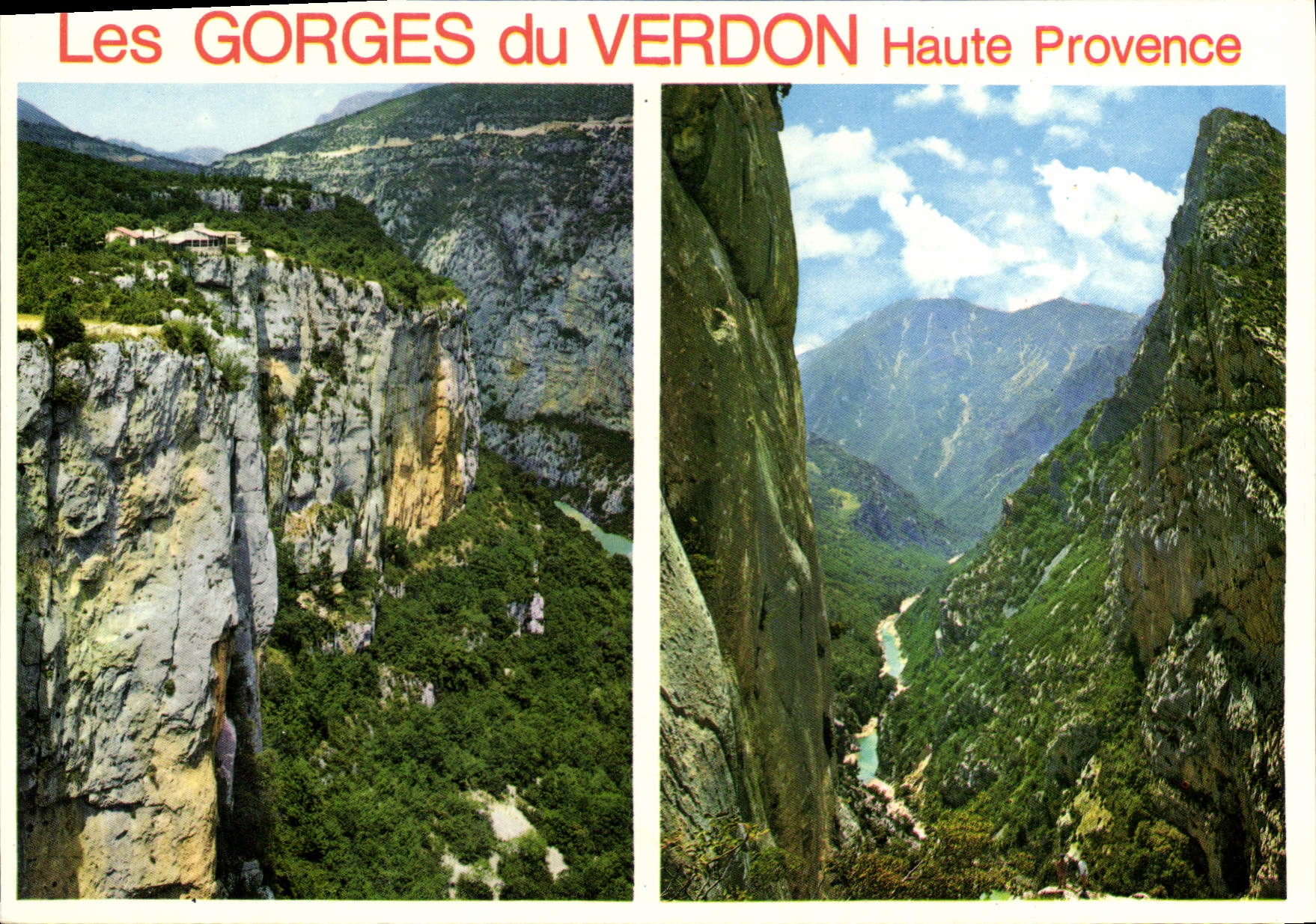CPSM Les Gorges du Verdon Var Alpes de Haute Provence