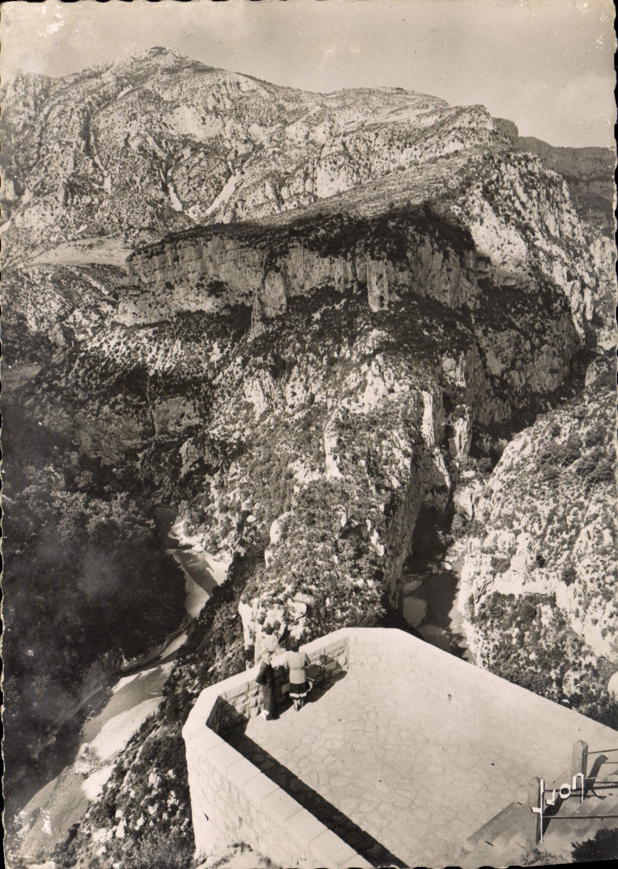 CPSM Gorges du Verdon Var Balcon de la Mescla