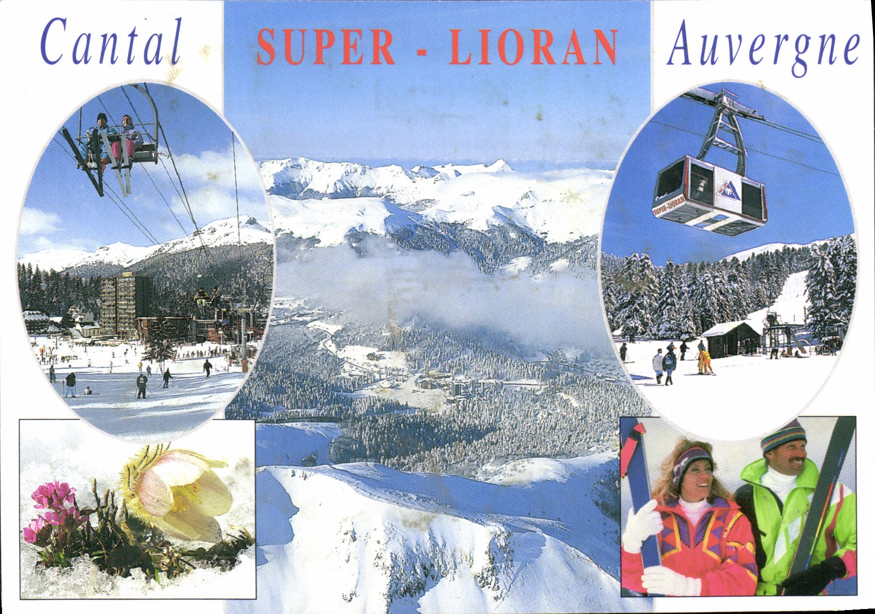 CPSM Sports d'hiver en Auvergne Super Lioran Cantal 