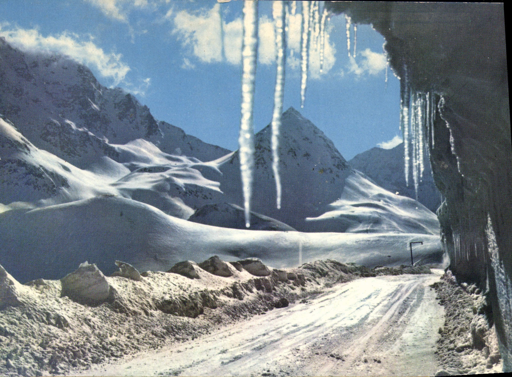 CPSM Les Grands Cols Route du Lautaret