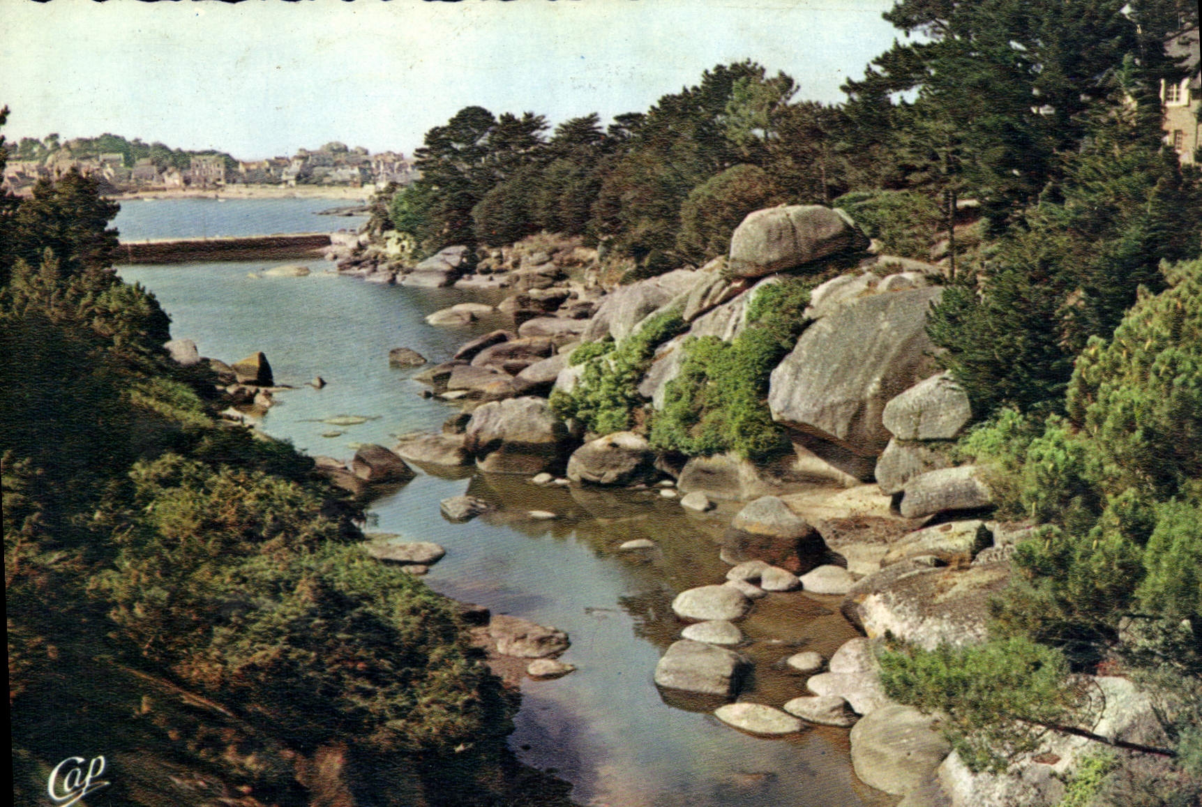 CPSM Ploumanach La Vallee des Troieros 