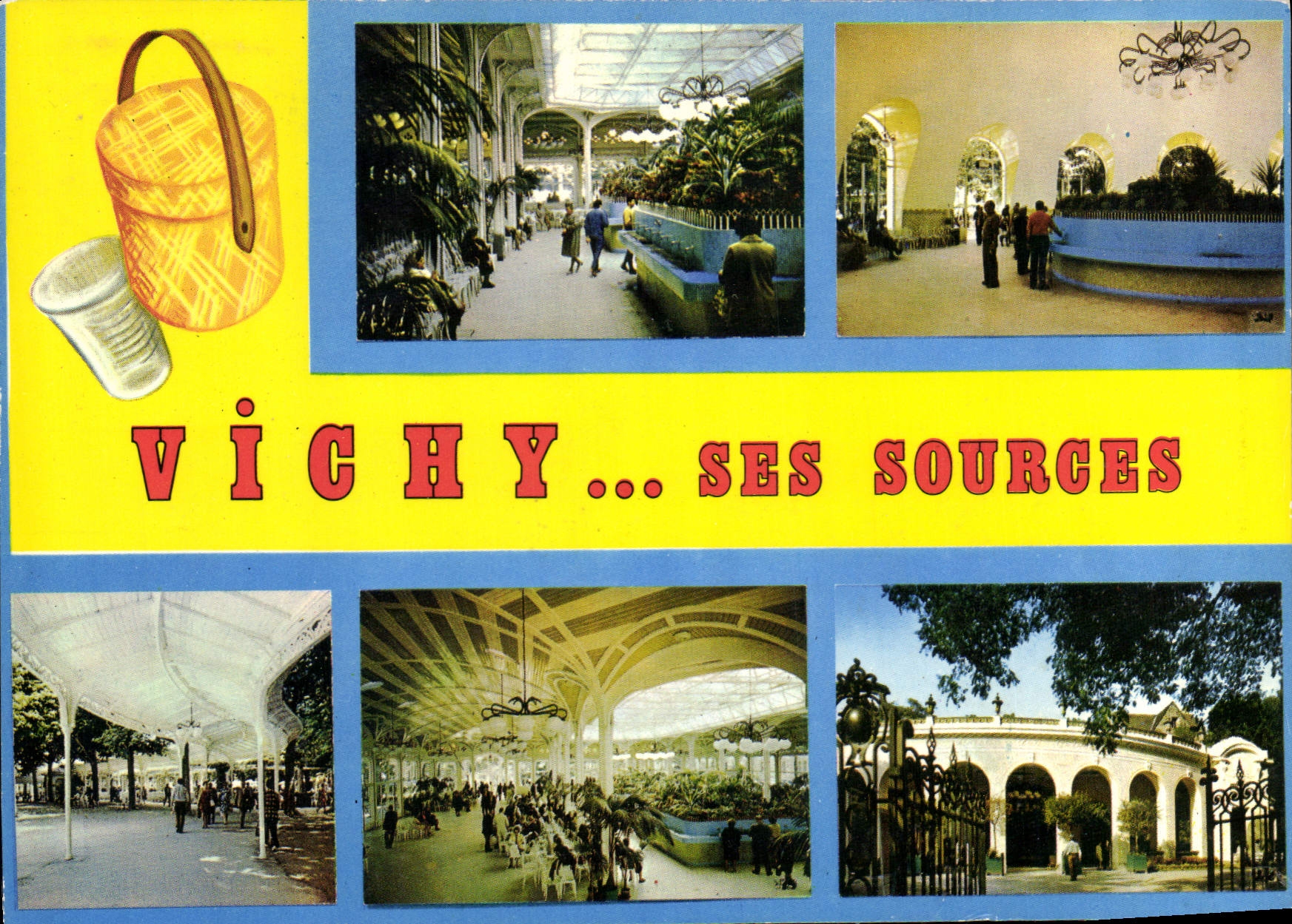 CPSM Vichi Allier Reine des Villes d'Eaux les Sources 