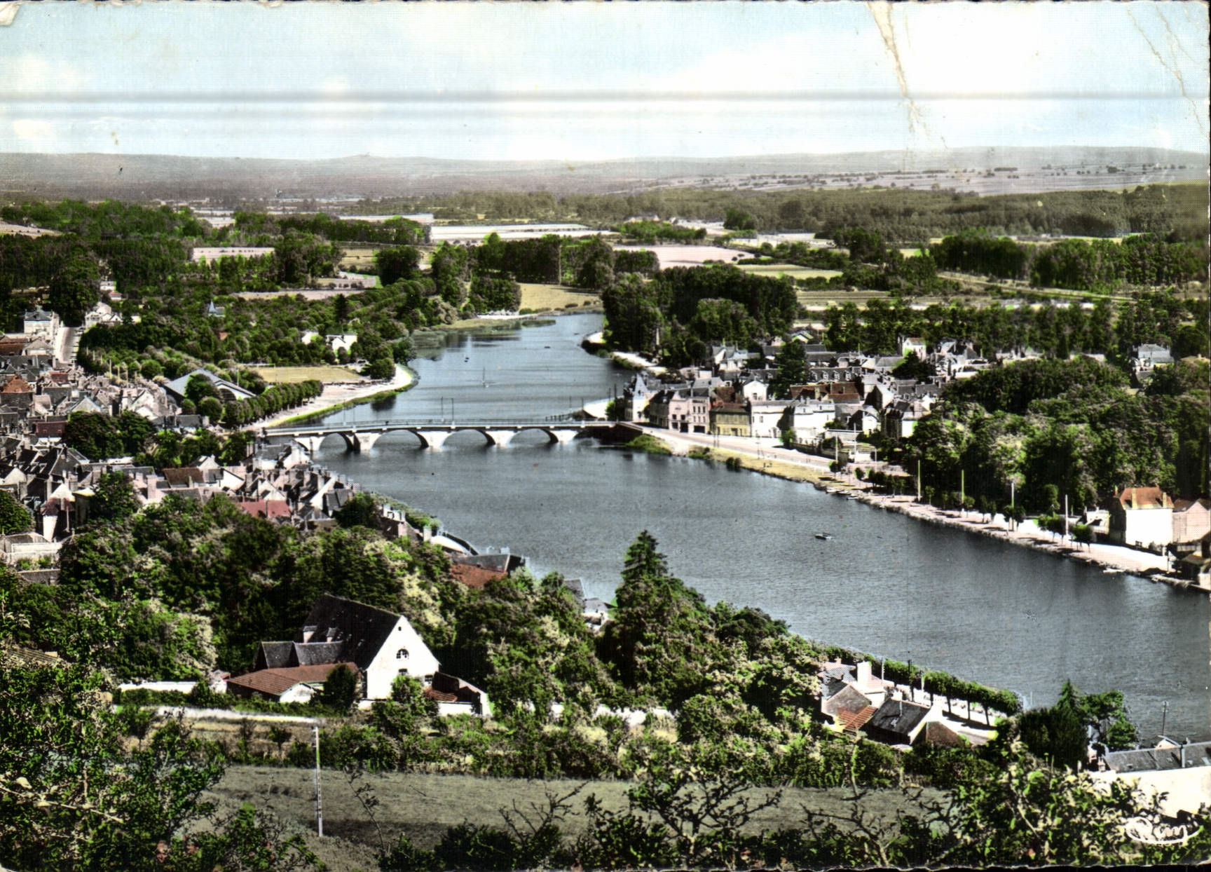 CPSM Joigny Yonne Vue panoramique 