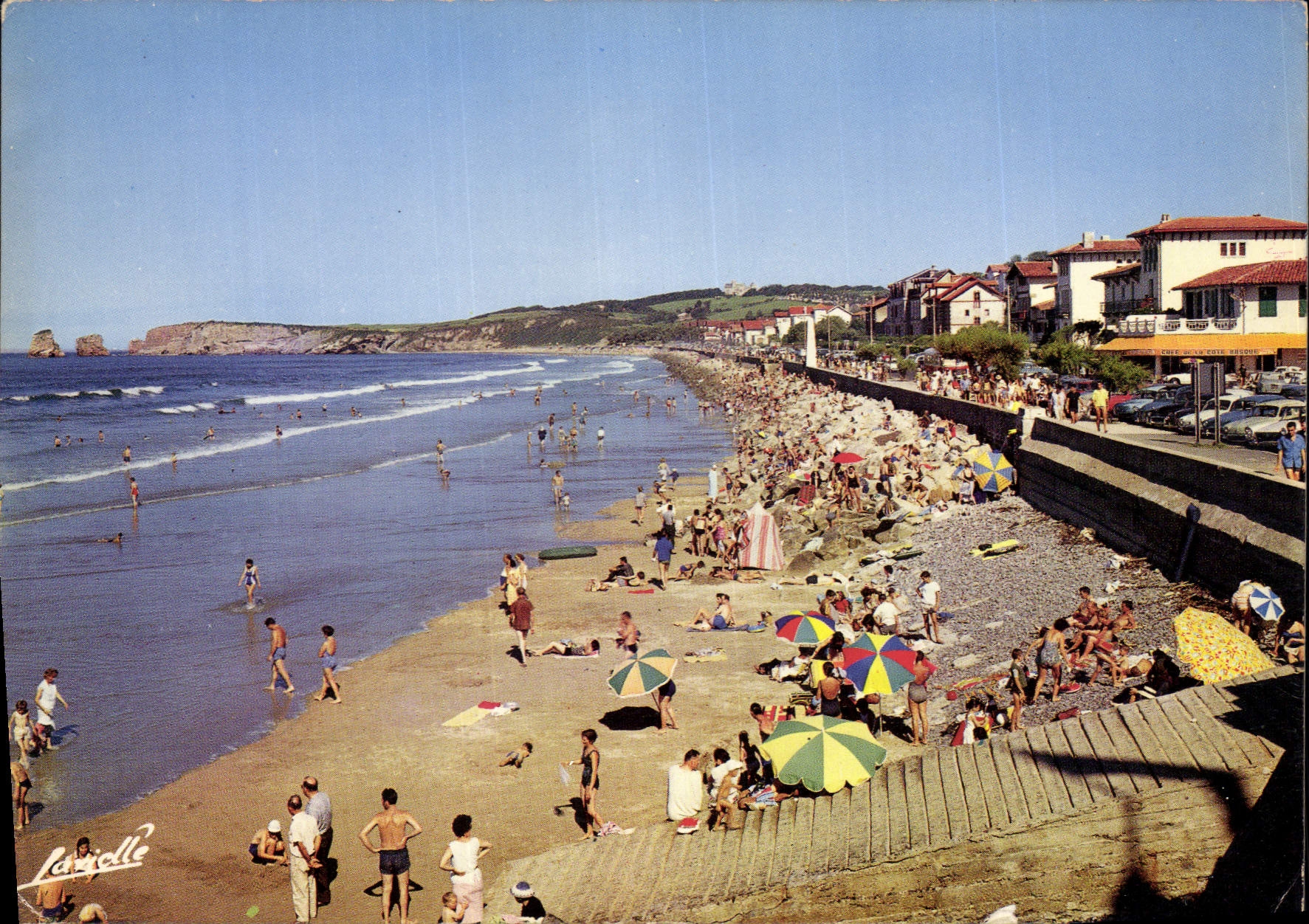 CPSM Hendaye Frontiere Franco Espagnole