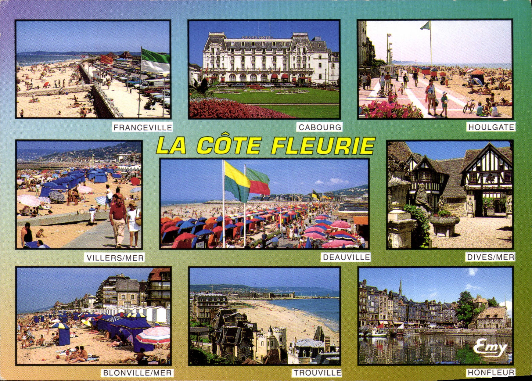 CPSM En Normandie La Cote Fleurie Calvados