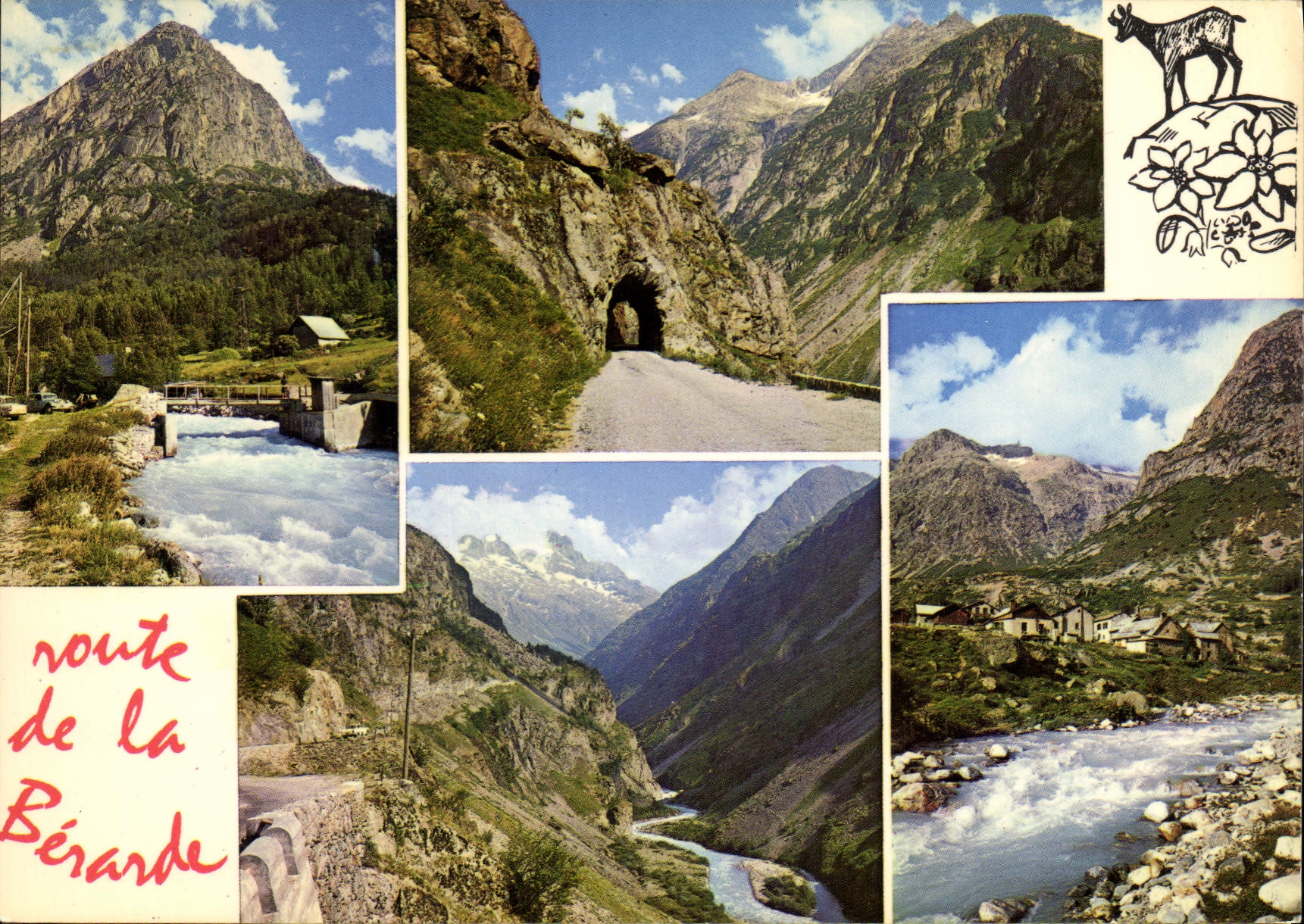 CPSM Paysages de l'Oisans La magnifique et sauvage route de la Berarde