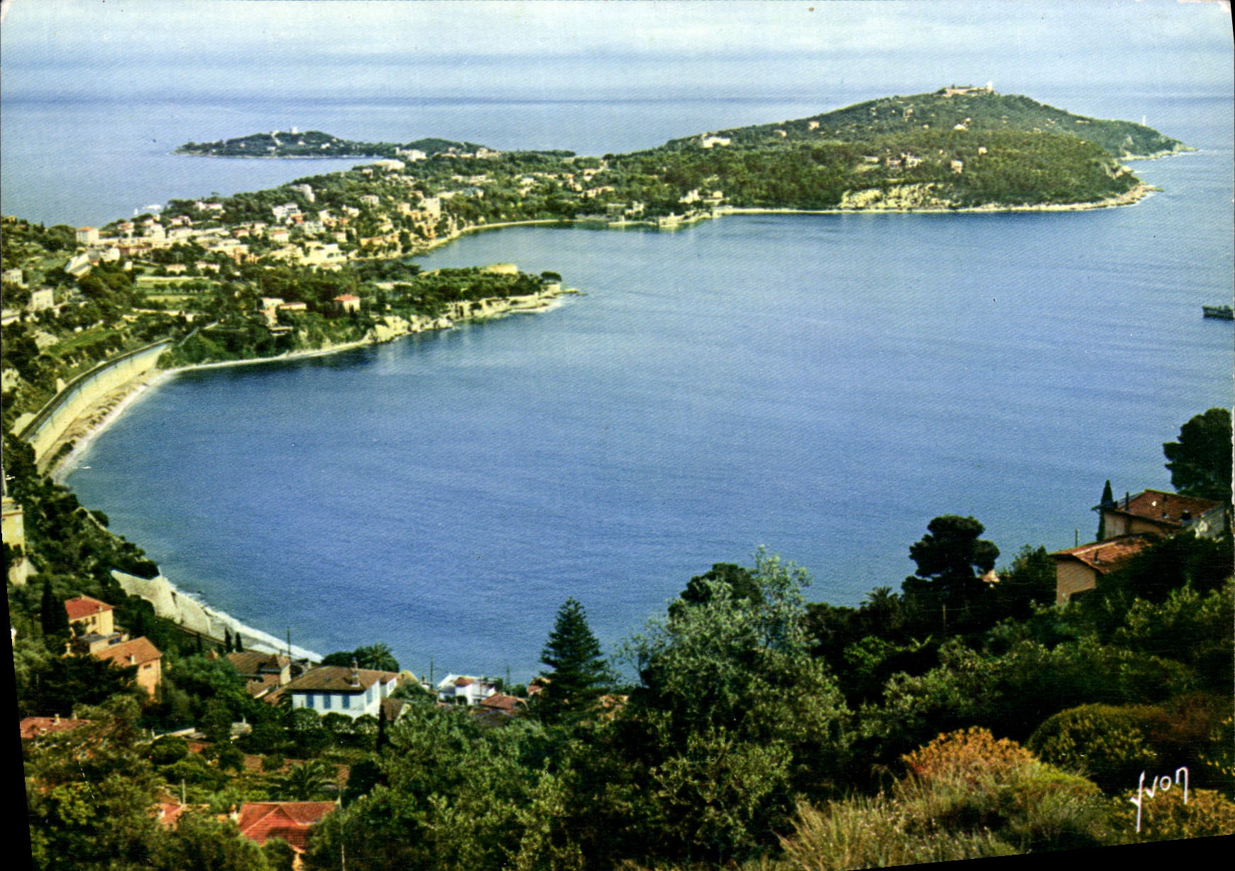 CPSM Le Cote d'Azur miracle de la nature Villefranche sur mer A M