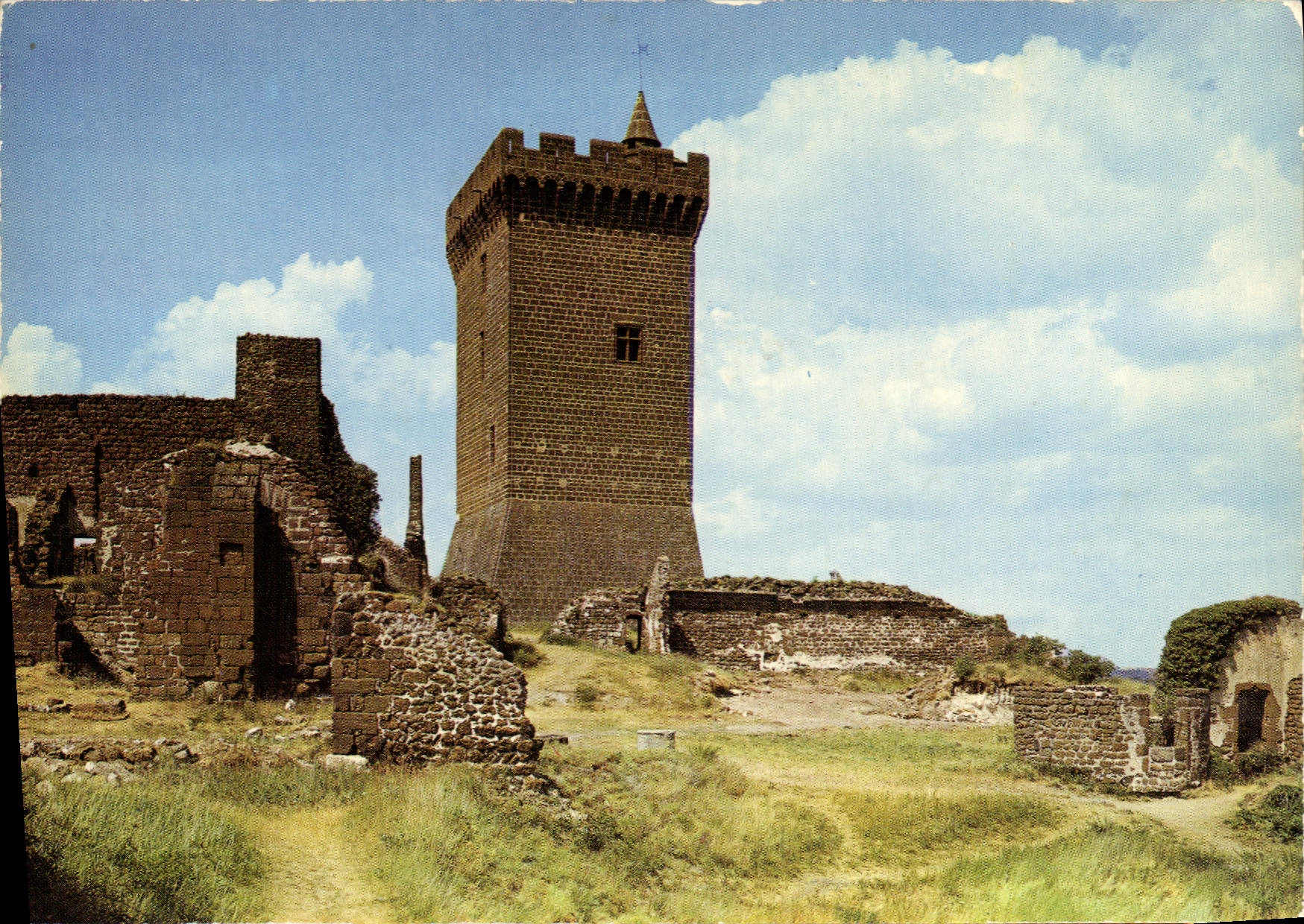 CPSM Chateau de Polignac Haute Loire Le Donjon 