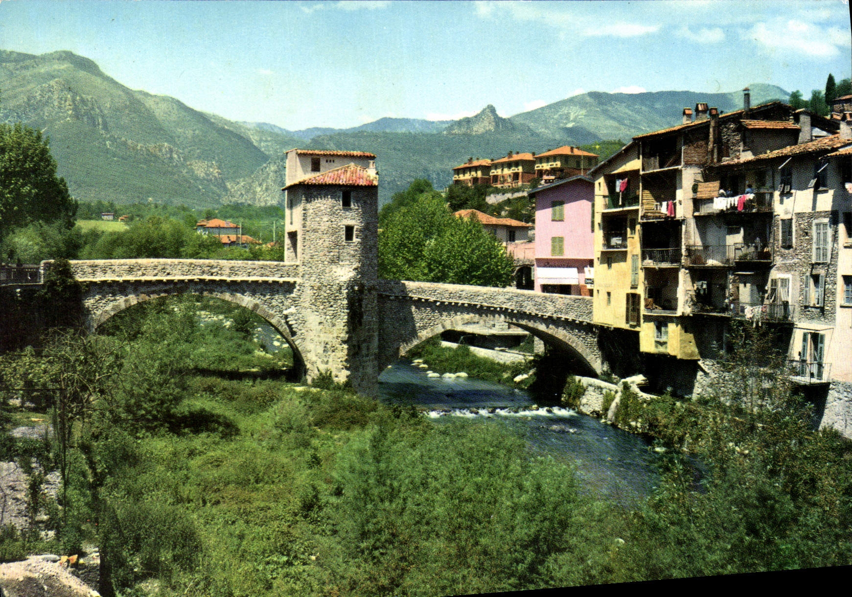 CPSM Sospel A M Le Vieux Font sur la Bevera