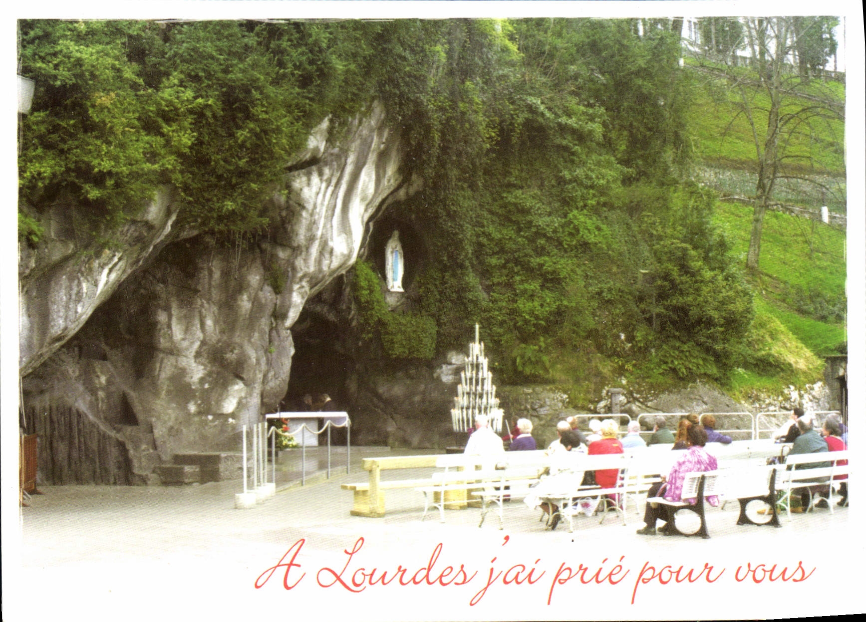 CPSM Lourdes La Grotte de Lourdes 