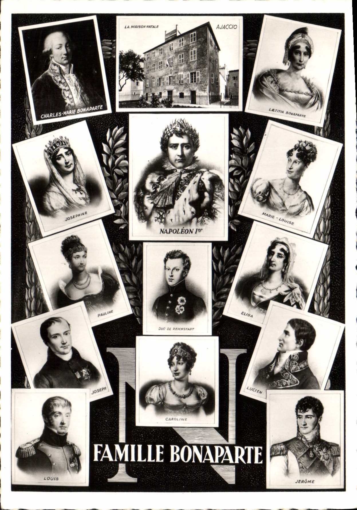 CPSM Ajaccio Corse Famille Bonaparte 