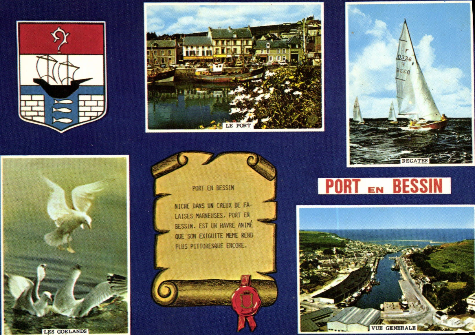 CPSM Port en Bessin Calvados 