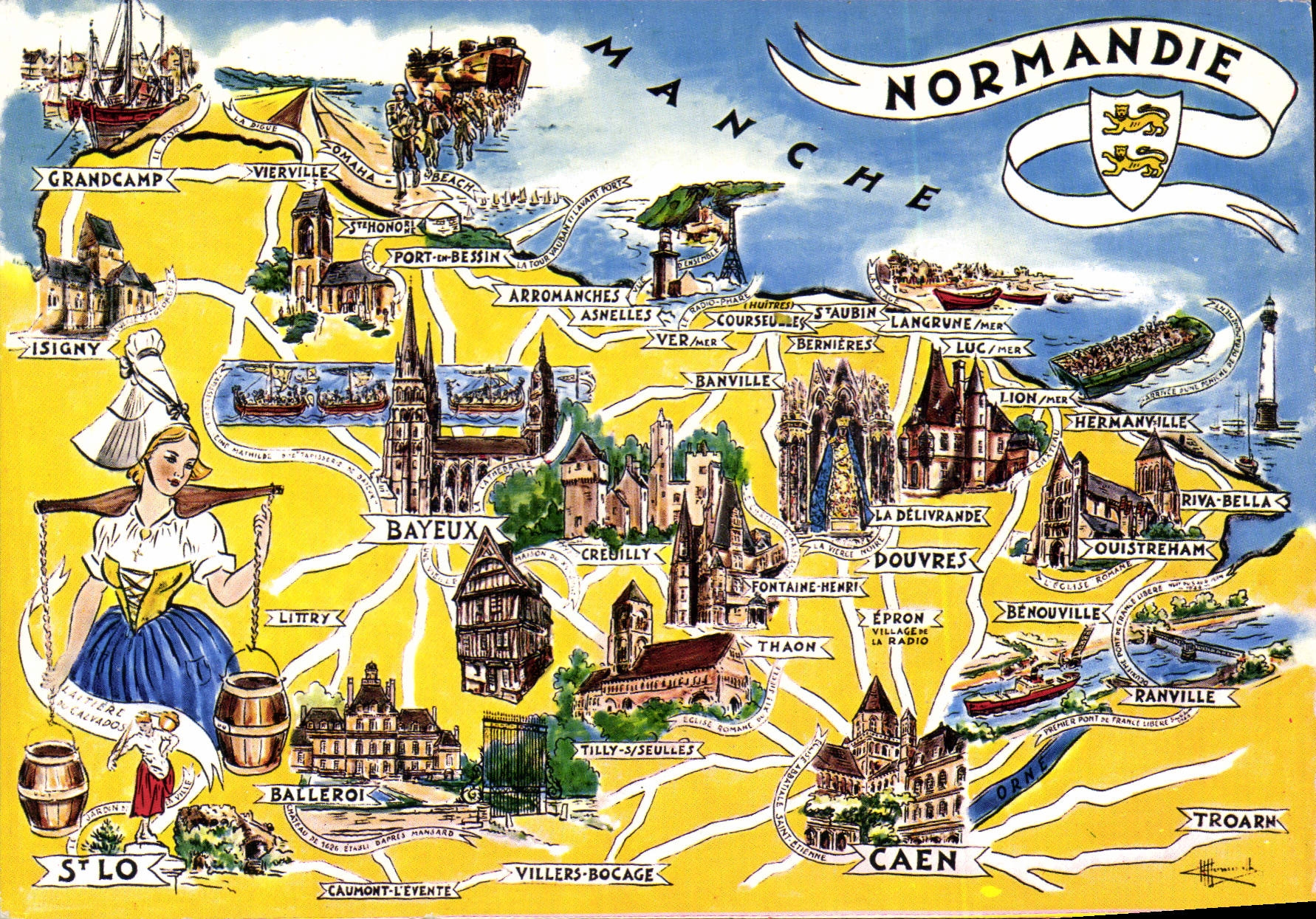 CPSM Les Provinces Francaises Normandie