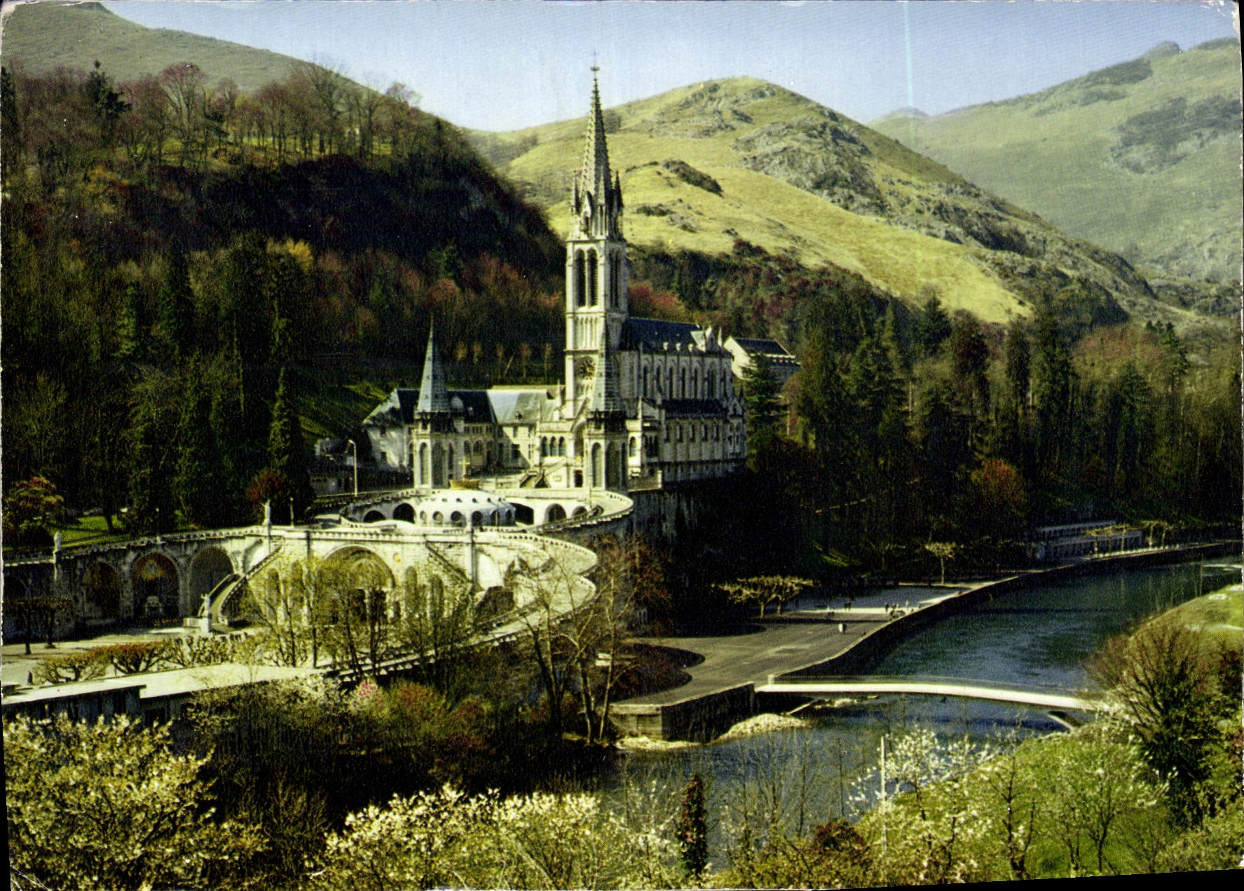 CPSM T Lourdes La Basilique 