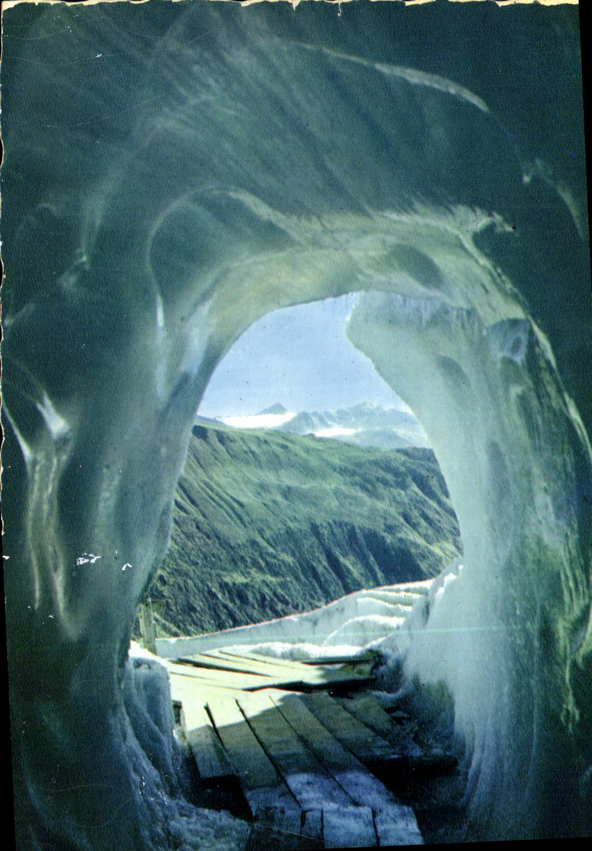 CPSM Chamonix Mont Blanc La Groitte de Glace