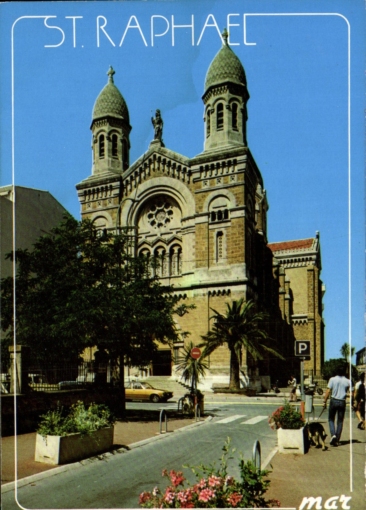 CPSM La Cote d'Azur Saint Raphael Var l'eglise 