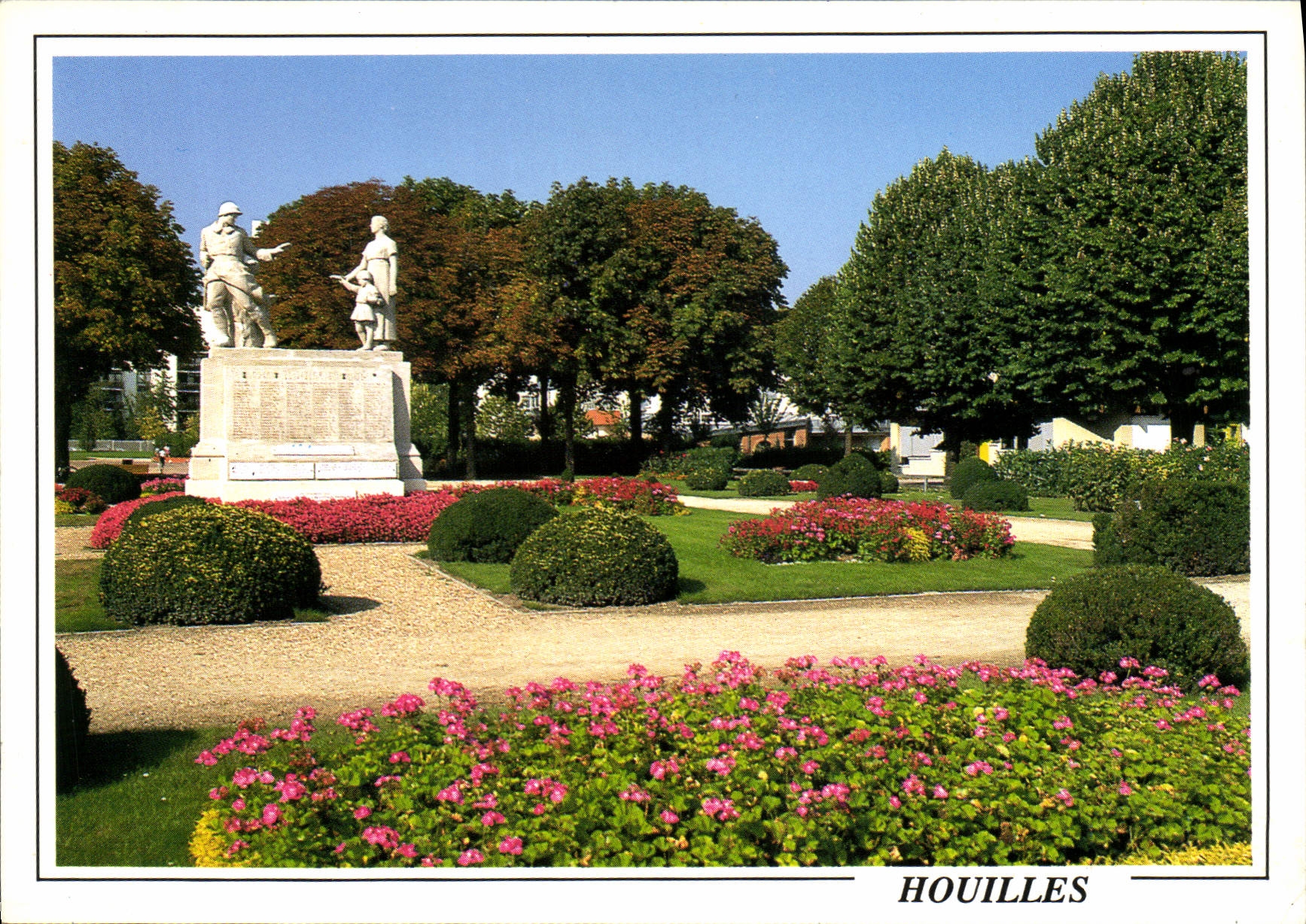 CPSM Houilles Parc Charles de Gaulle 