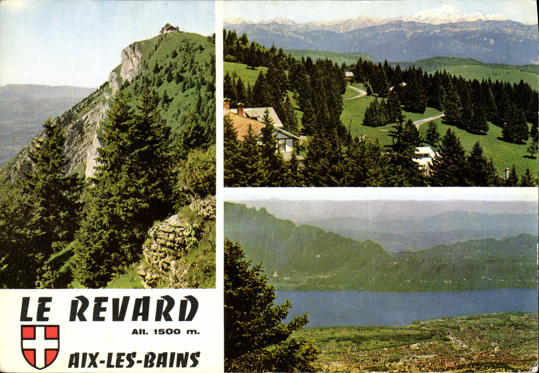 CPSM En Savoie Aux environs d'Aix les Bains le plateau du Revard