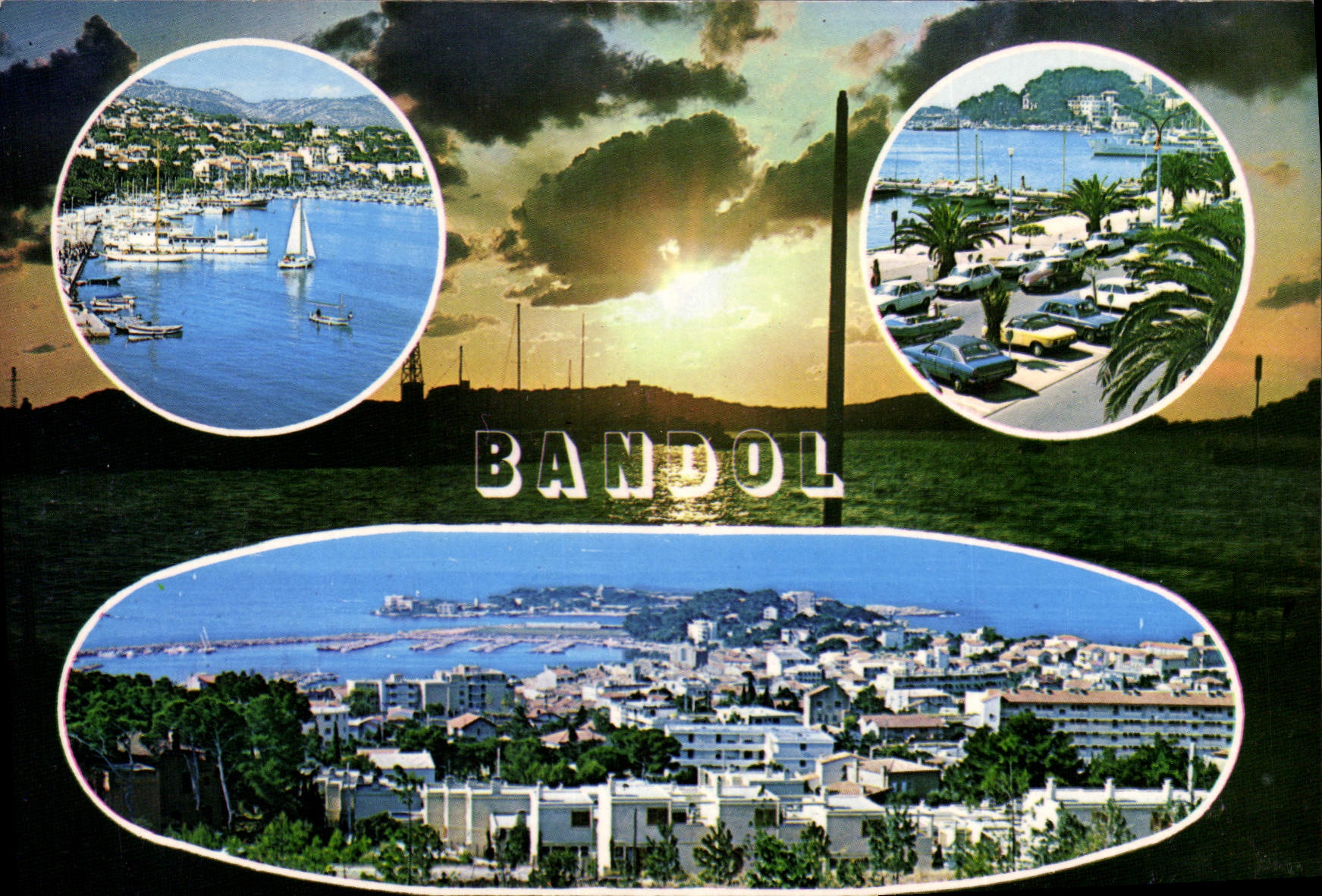CPSM Au Soleile de la Cote d'Azur Bandol