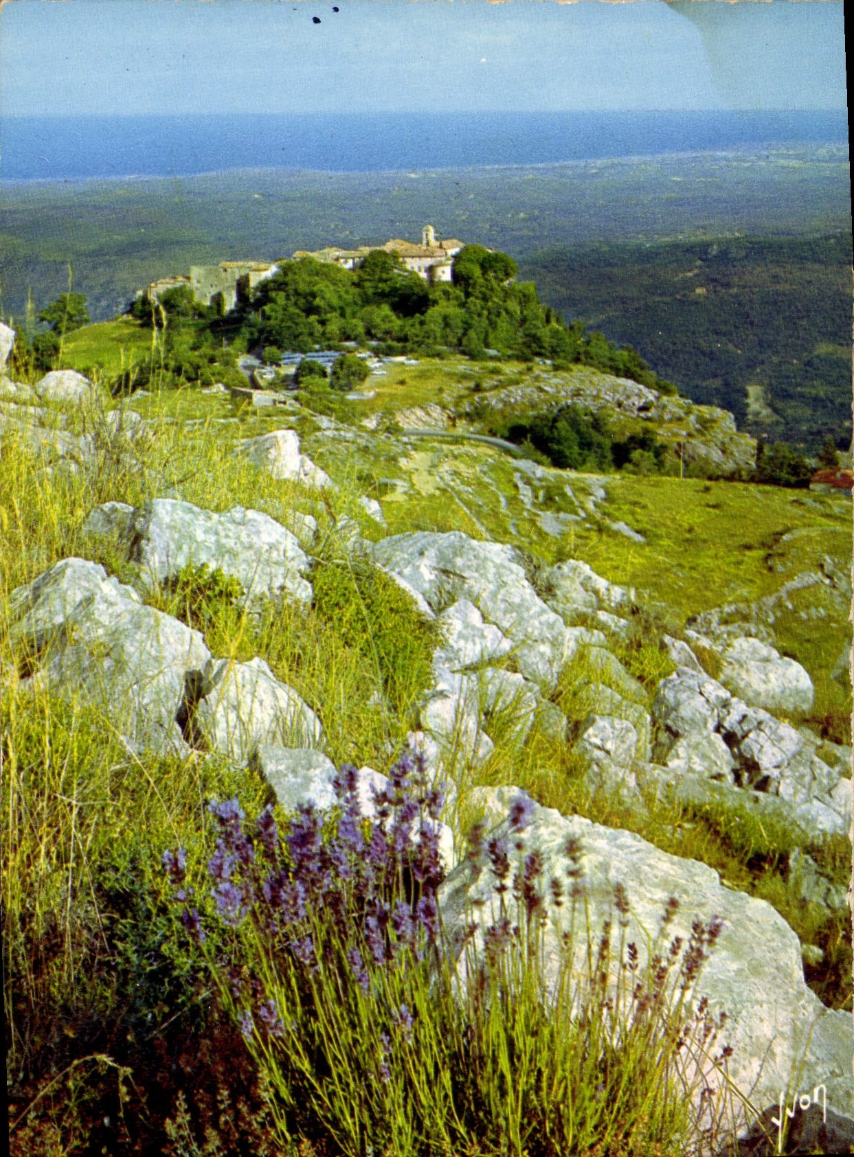 CPSM La Cote d'Azur Miracl de la nature Gourdon la Sarrazine A M le village perche et son magnifique