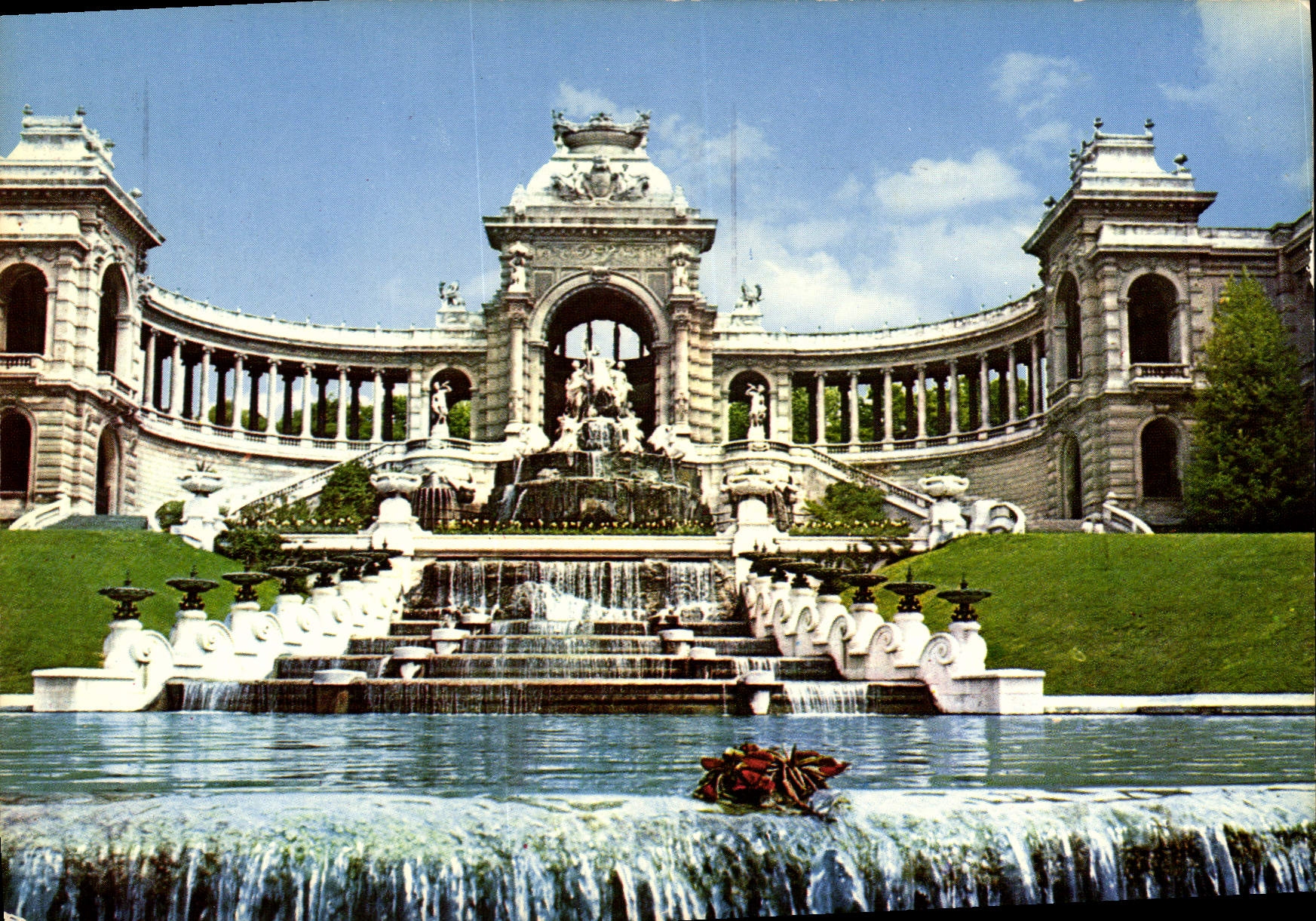 CPSM Marseille le palais Longchamp 